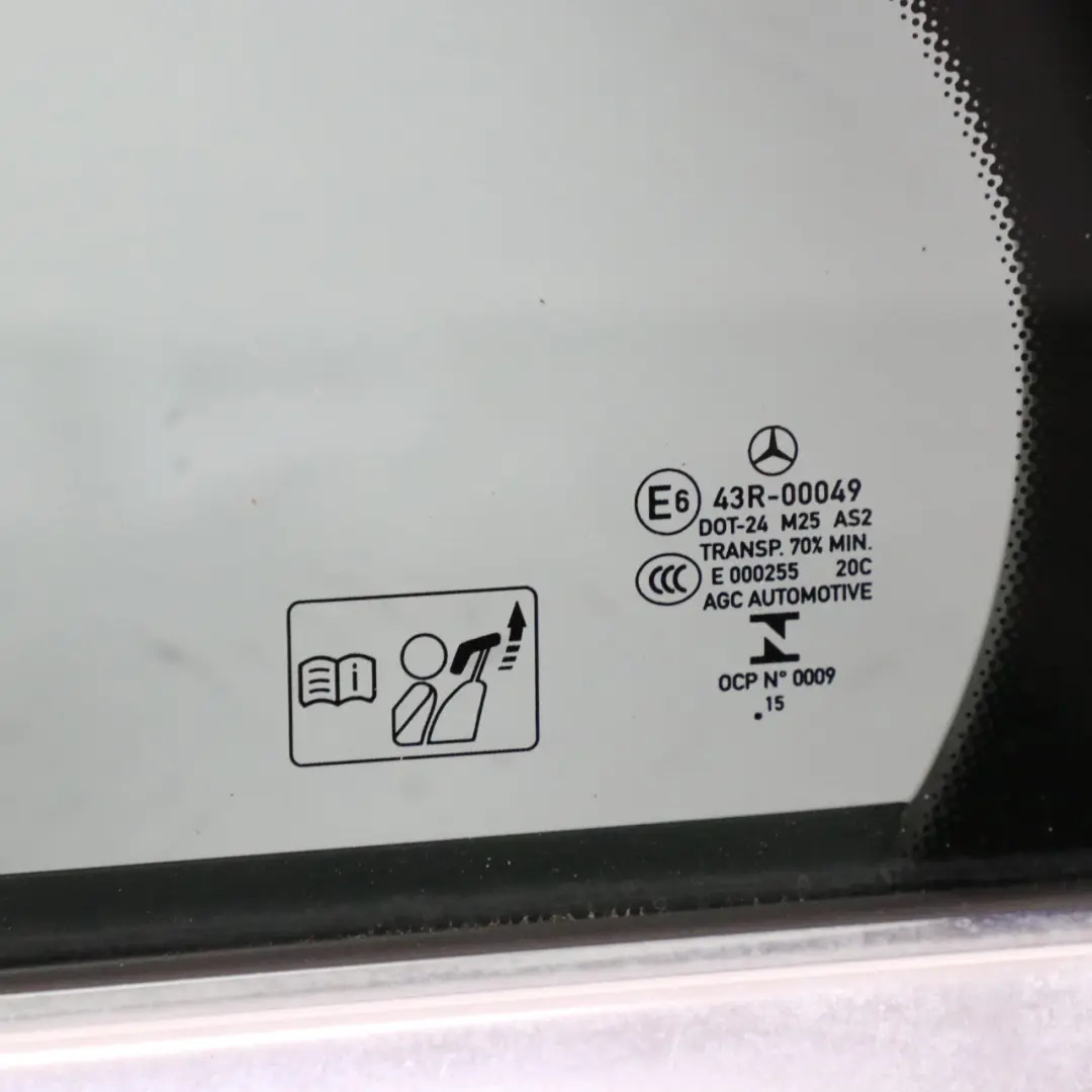 Mercedes W205 Door Rear Left N/S Cavansite Blue Metallic - 890 - SKU A2057300105-CVB1 - Part number A2057300105