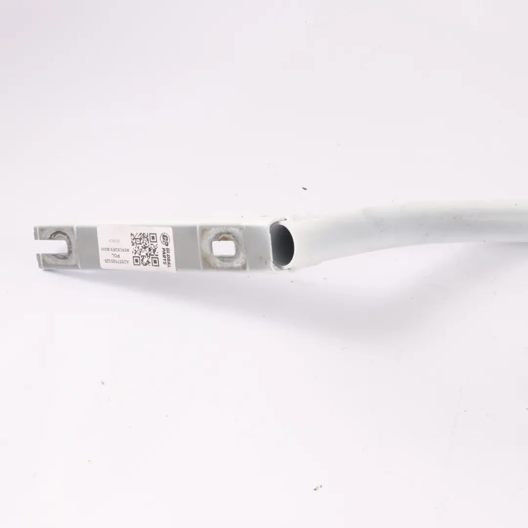 Trunk Hinge Rear Left N/S Polar White - 149 to Mercedes W205 Tailgate with Part number A2057500328 Mercedes W205 Tailgate Trunk Hinge Rear Left N/S Polar White - 149 - SKU A2057500328-POL - Part number A2057500328