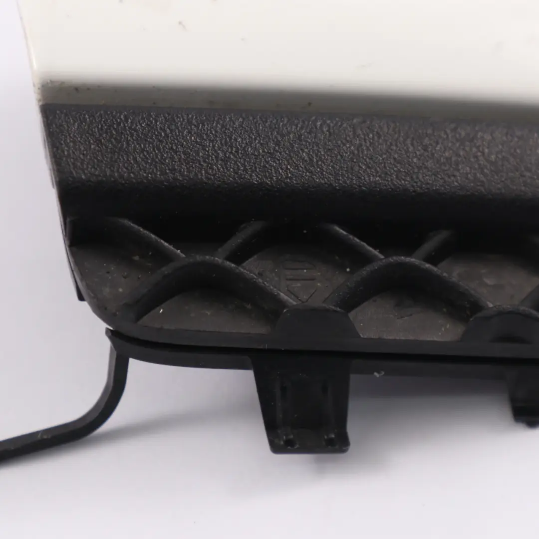 Mercedes W205 Rear Bumper Towing Eye Cover AMG Polar White - 149 - SKU A2058850256-POL - Part number A2058850256
