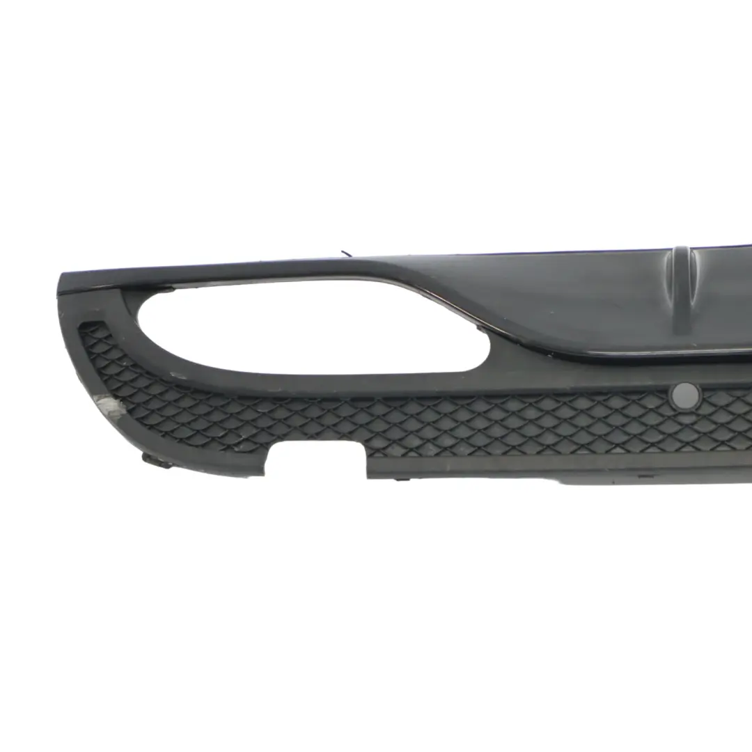 Mercedes W205 AMG pare-chocs arrière diffuseur inférieur panneau Obsidian Black - SKU A2058857338-OB - Numéro de pièce A2058857338