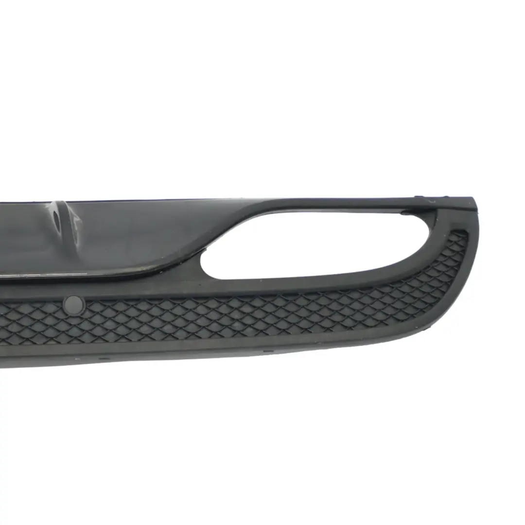 Mercedes W205 AMG pare-chocs arrière diffuseur inférieur panneau Obsidian Black - SKU A2058857338-OB - Numéro de pièce A2058857338