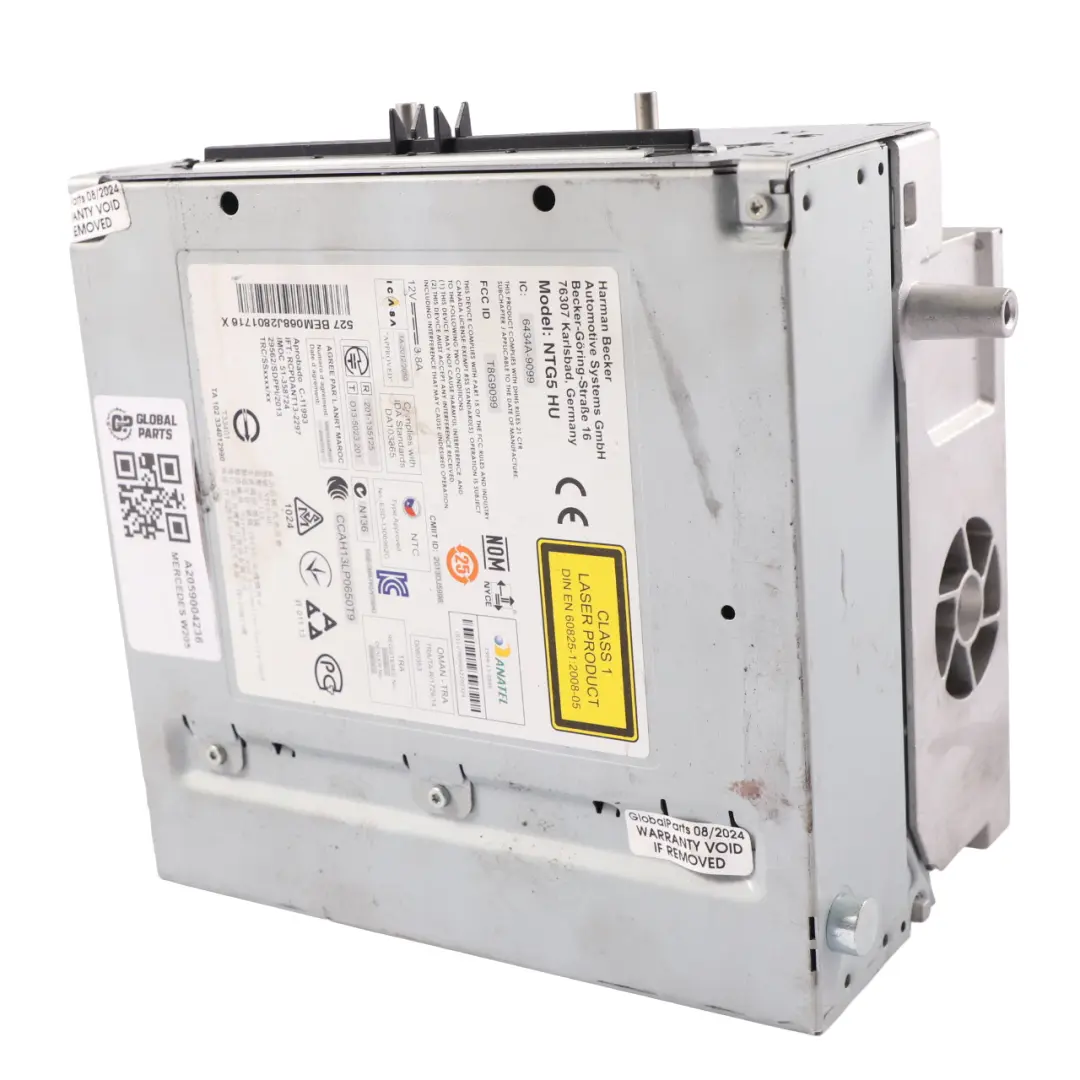 Harman Radio Stereo CD Spieler Audio Sat Steuergerät für Mercedes W205 mit Teilenummer A2059004236 Mercedes W205 Harman Radio Stereo CD Spieler Audio Sat Steuergerät - SKU A2059004236 - Teilenummer A2059004236