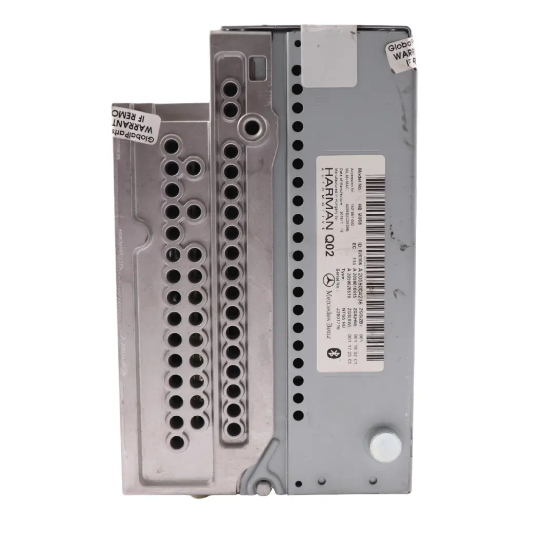 Harman Radio Stereo Lettore CD Audio Sat Head Unit per Mercedes W205 con numero di parte A2059004236 Mercedes W205 Harman Radio Stereo Lettore CD Audio Sat Head Unit - SKU A2059004236 - Numero di parte A2059004236