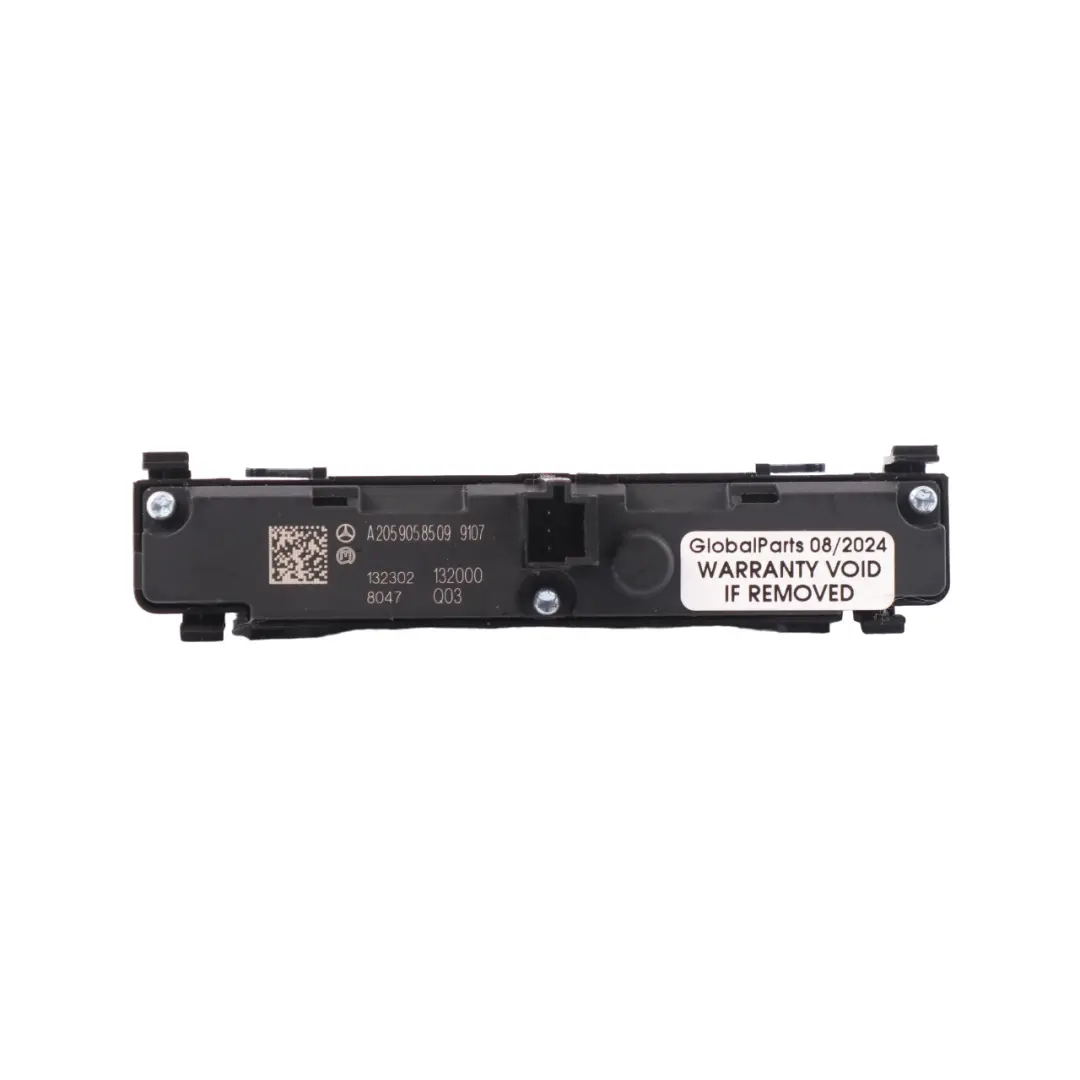 Mercedes W205 Switch Block Control Unit PDC Parktronic Camera Panel - SKU A2059058509 - Part number A2059058509