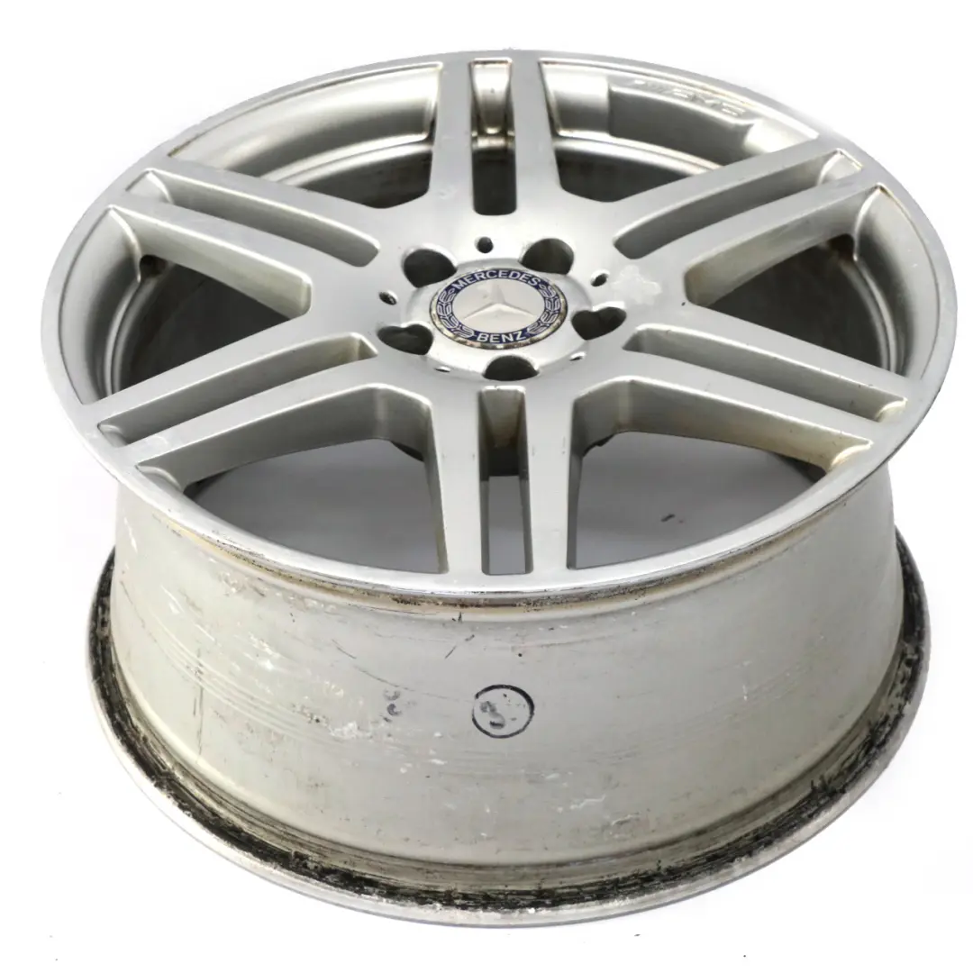 Mercedes W207 A207 Alloy Wheel Rim 18" 8.5J ET:49 6-Double Spoke - SKU A2074011402-2 - Part number A2074011402