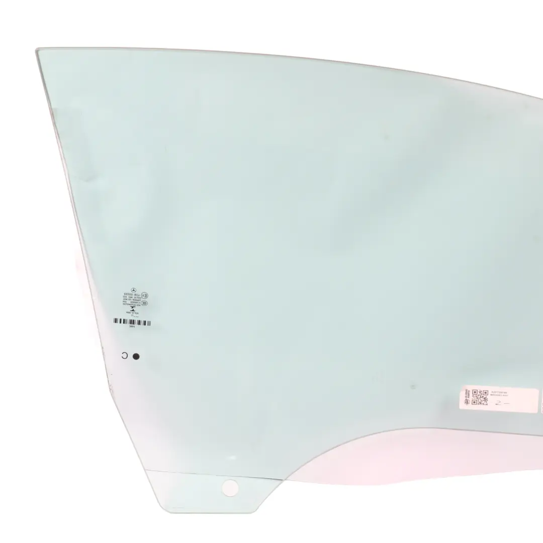 W207 Door Window Glass Front Left N/S Green AS2 to Mercedes with Part number A2077250100 Mercedes W207 Door Window Glass Front Left N/S Green AS2 - SKU A2077250100 - Part number A2077250100