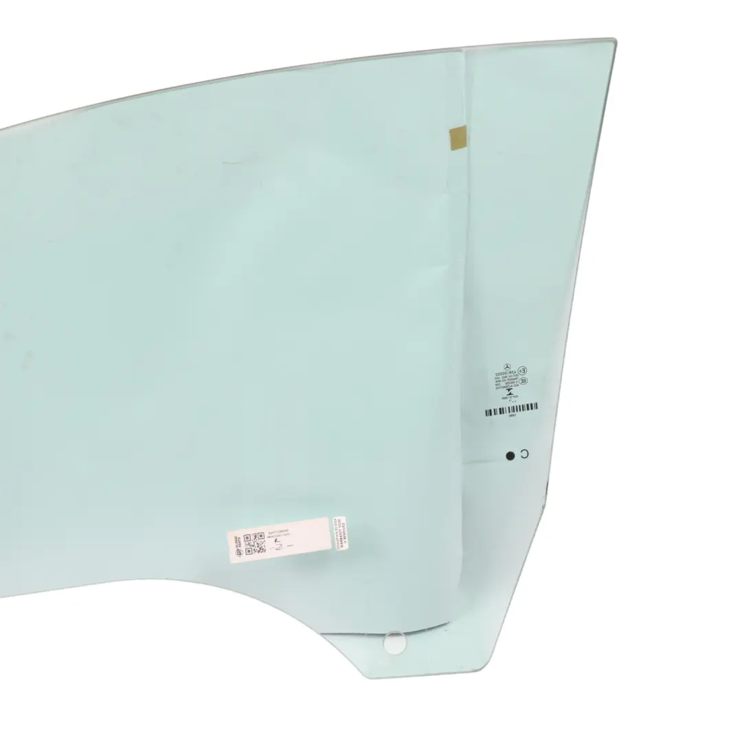 Mercedes W207 Door Window Glass Front Right O/S Green AS2 - SKU A2077250200 - Part number A2077250200