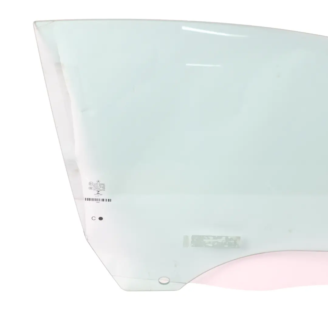 W207 Door Window Glass Front Right O/S Green AS2 to Mercedes with Part number A2077250200 Mercedes W207 Door Window Glass Front Right O/S Green AS2 - SKU A2077250200 - Part number A2077250200