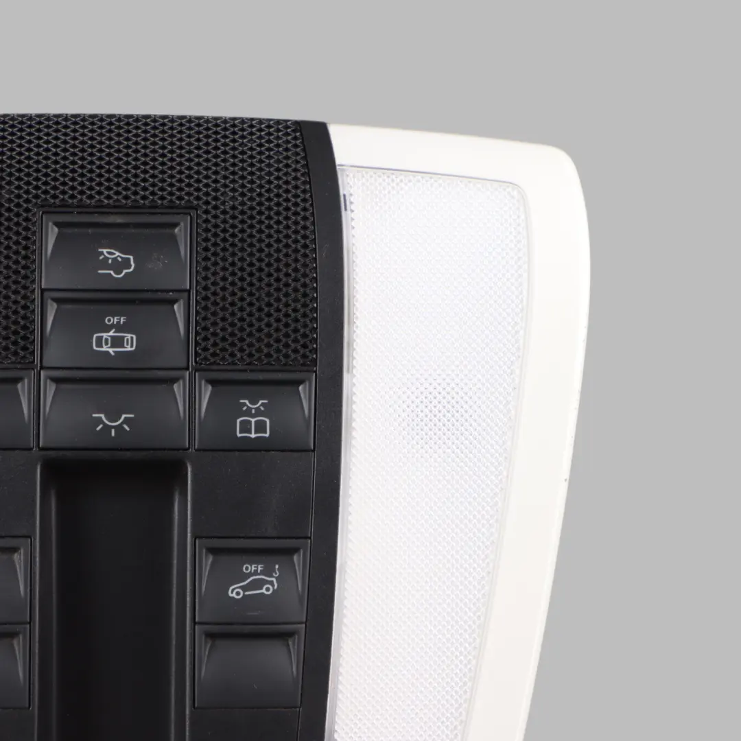 Headliner Reading Interior Light Button Switch Panel to Mercedes C207 with Part number A2079007300 Mercedes C207 Headliner Reading Interior Light Button Switch Panel - SKU A2079007300 - Part number A2079007300