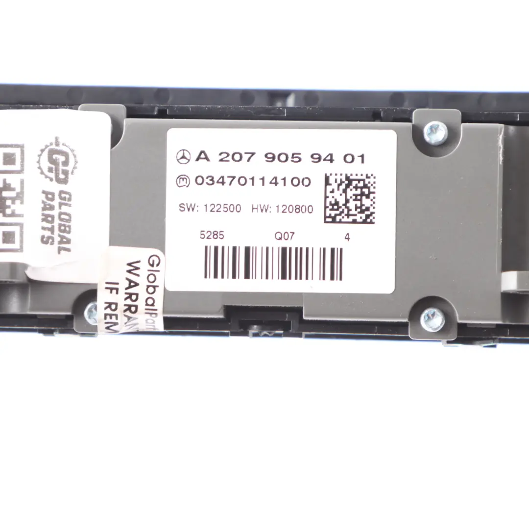 Center Hazard Warning Control Switch Panel to Mercedes C207 with Part number A2079059401 Mercedes C207 Center Hazard Warning Control Switch Panel - SKU A2079059401-1 - Part number A2079059401