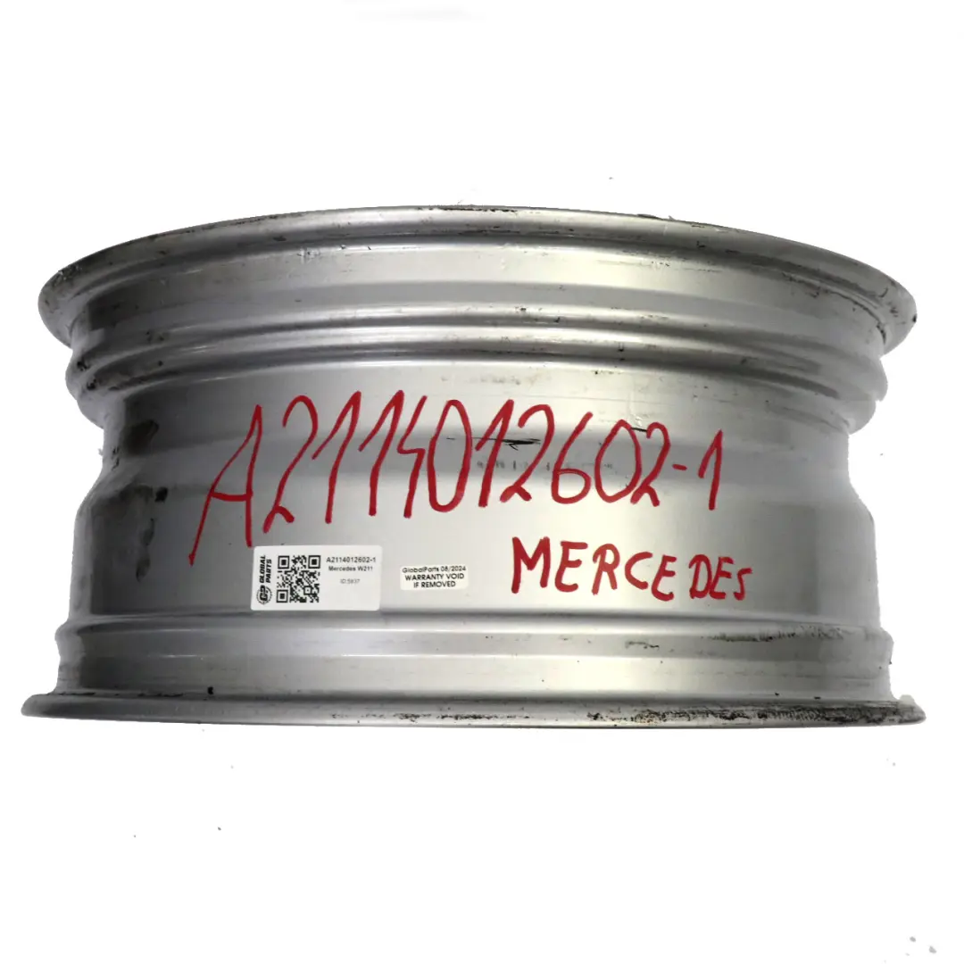Mercedes W211 AMG Cerchio in lega argento 18" 8J ET:30 5 fori - SKU A2114012602-1 - Numero di parte A2114012602