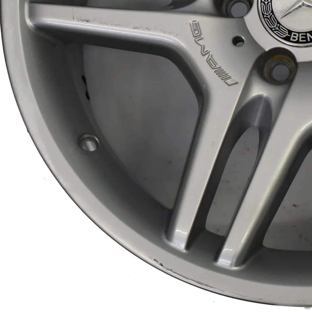 Mercedes W211 AMG Cerchio in lega argento 18" 8J ET:30 5 fori - SKU A2114012602-1 - Numero di parte A2114012602