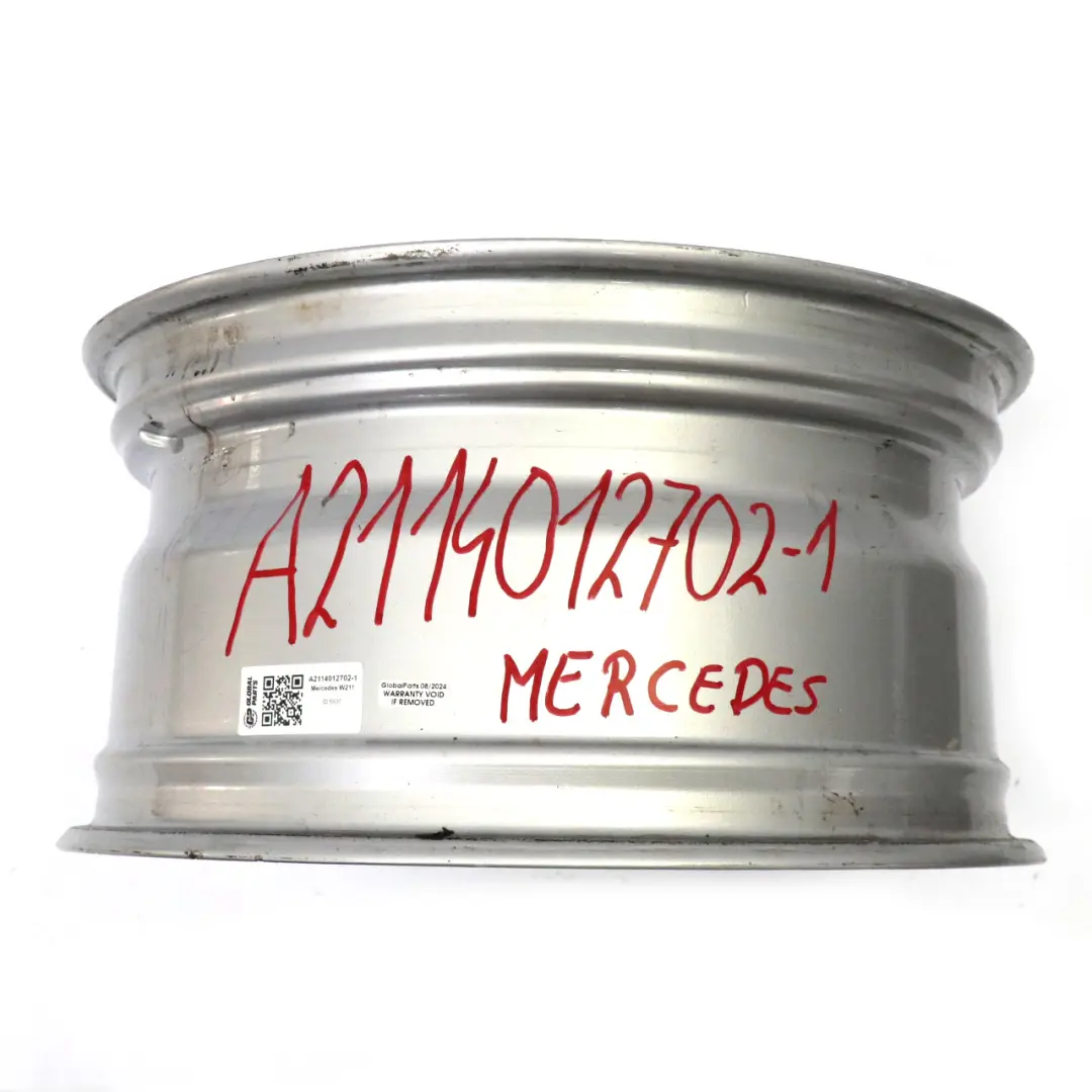 Mercedes W211 AMG Rear Alloy Wheel Rim 18" ET:39 9J 5 Double Spoke - SKU A2114012702-1 - Part number A2114012702