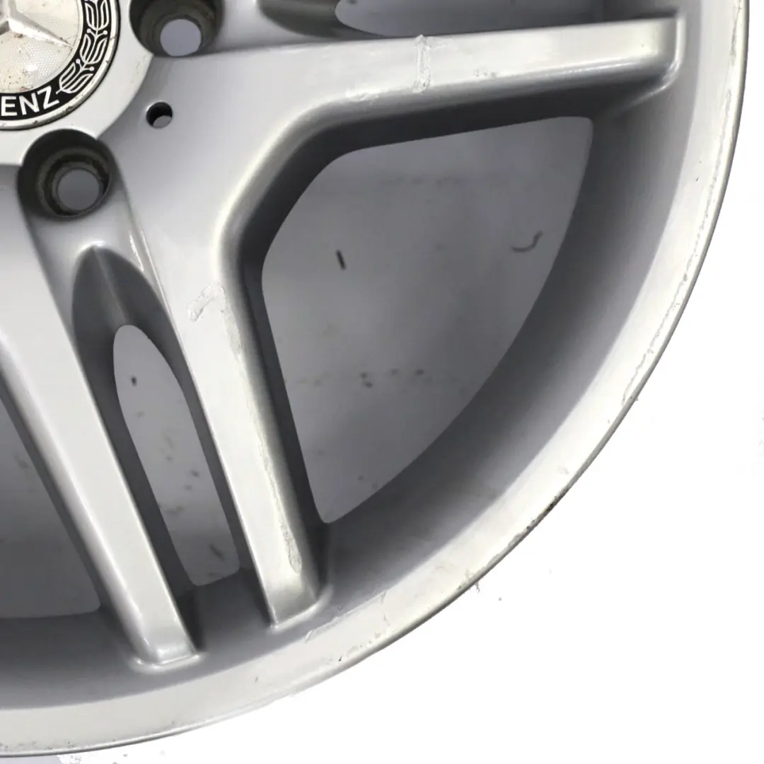 Alloy Wheel Rim 18" ET:39 9J 5 Double Spoke to Mercedes W211 AMG Rear with Part number A2114012702 Mercedes W211 AMG Rear Alloy Wheel Rim 18" ET:39 9J 5 Double Spoke - SKU A2114012702-1 - Part number A2114012702