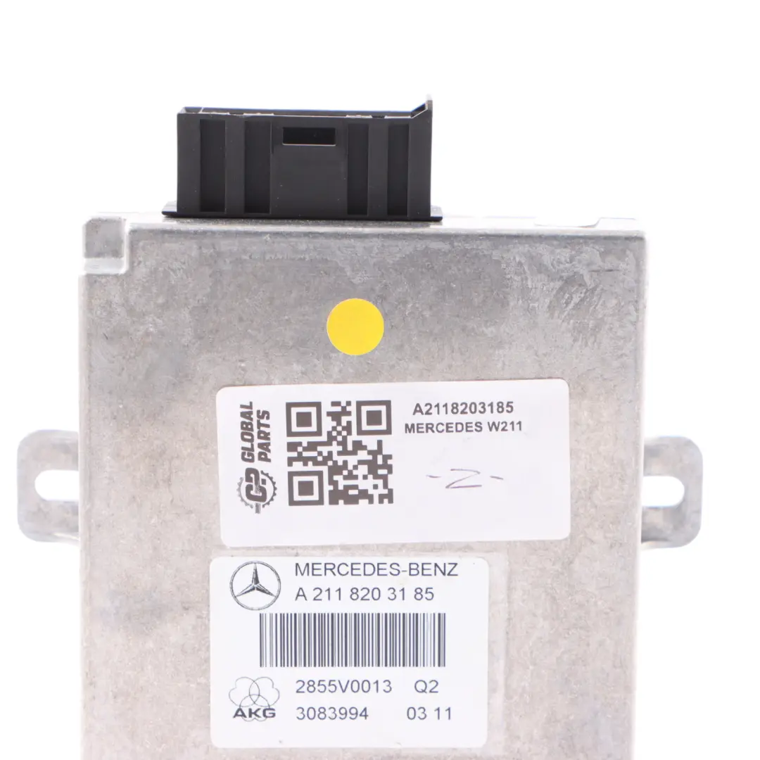Telephone Phone Control Unit Module Phone Unit to Mercedes W211 with Part number A2118203185 Mercedes W211 Telephone Phone Control Unit Module Phone Unit - SKU A2118203185 - Part number A2118203185
