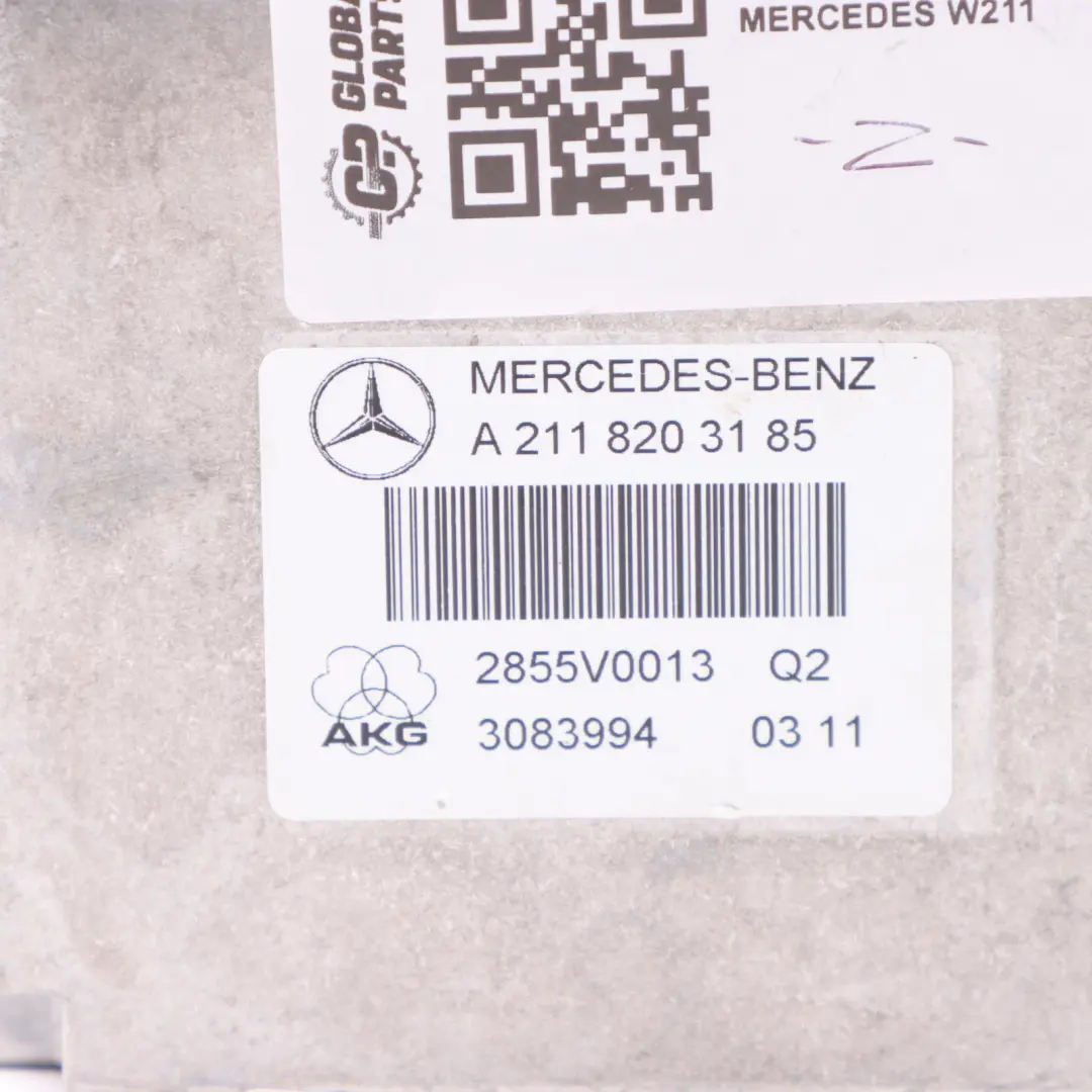 Telephone Phone Control Unit Module Phone Unit to Mercedes W211 with Part number A2118203185 Mercedes W211 Telephone Phone Control Unit Module Phone Unit - SKU A2118203185 - Part number A2118203185