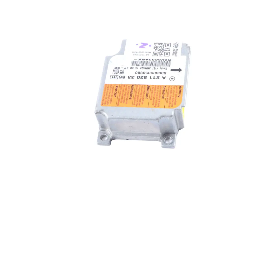 Mercedes W211 Air Module Control Unit ECU Module - SKU A2118203385 - Part number A2118203385