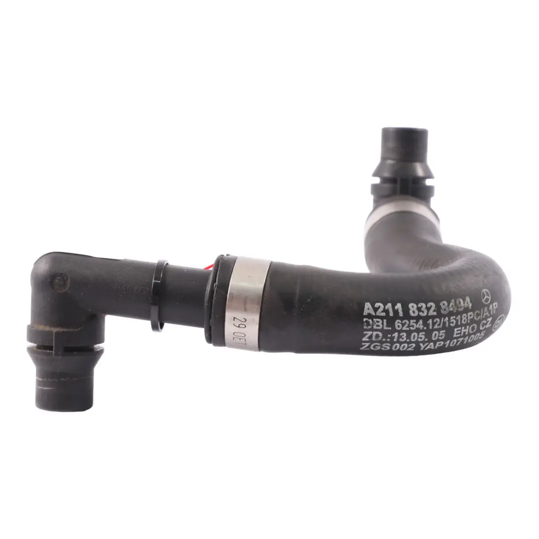 Tuyau d'eau Mercedes W211 C219 Chauffage Coolant Pipe A6512030200  - SKU A2118328494 - Numéro de pièce A2118328494
