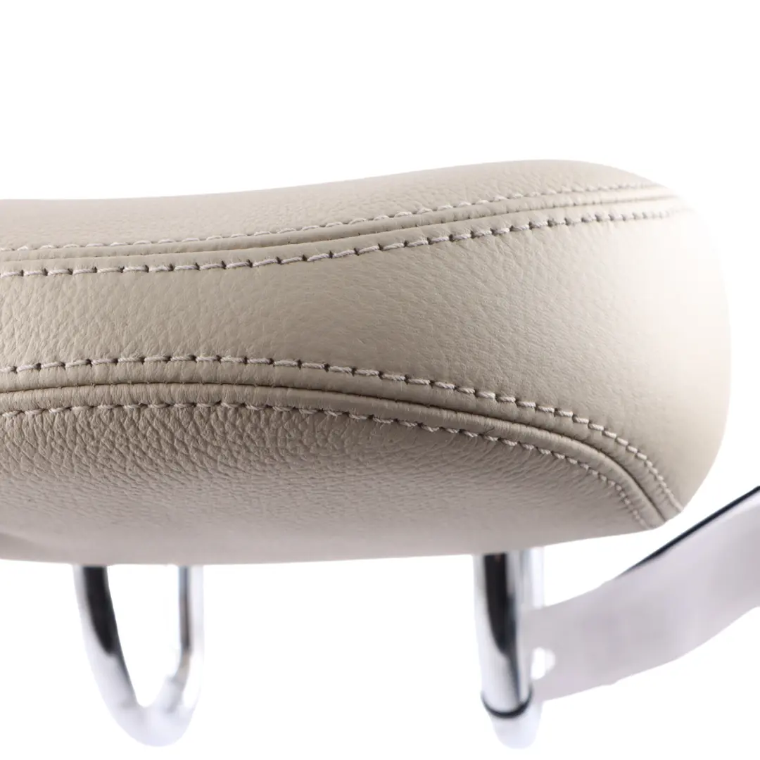  Headrest Mercedes W211 Rear Seat Left Right Head Rest Leather Nappa Beige - SKU A2119701650 - Part number A2119701650
