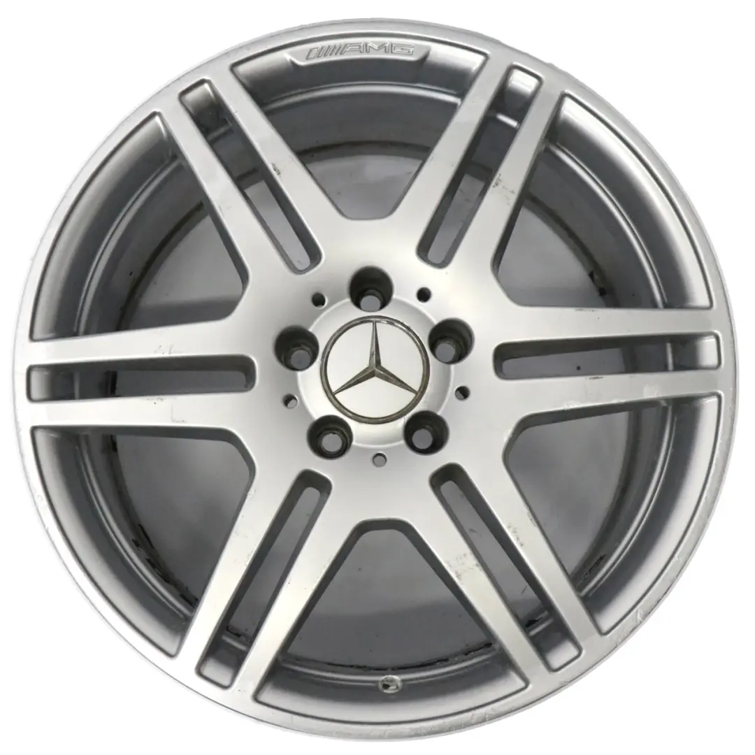 Mercedes W212 Rear Axle Silver Alloy Wheel Rim 18" ET:54 9J - SKU A2124012402-3 - Part number A2124012402