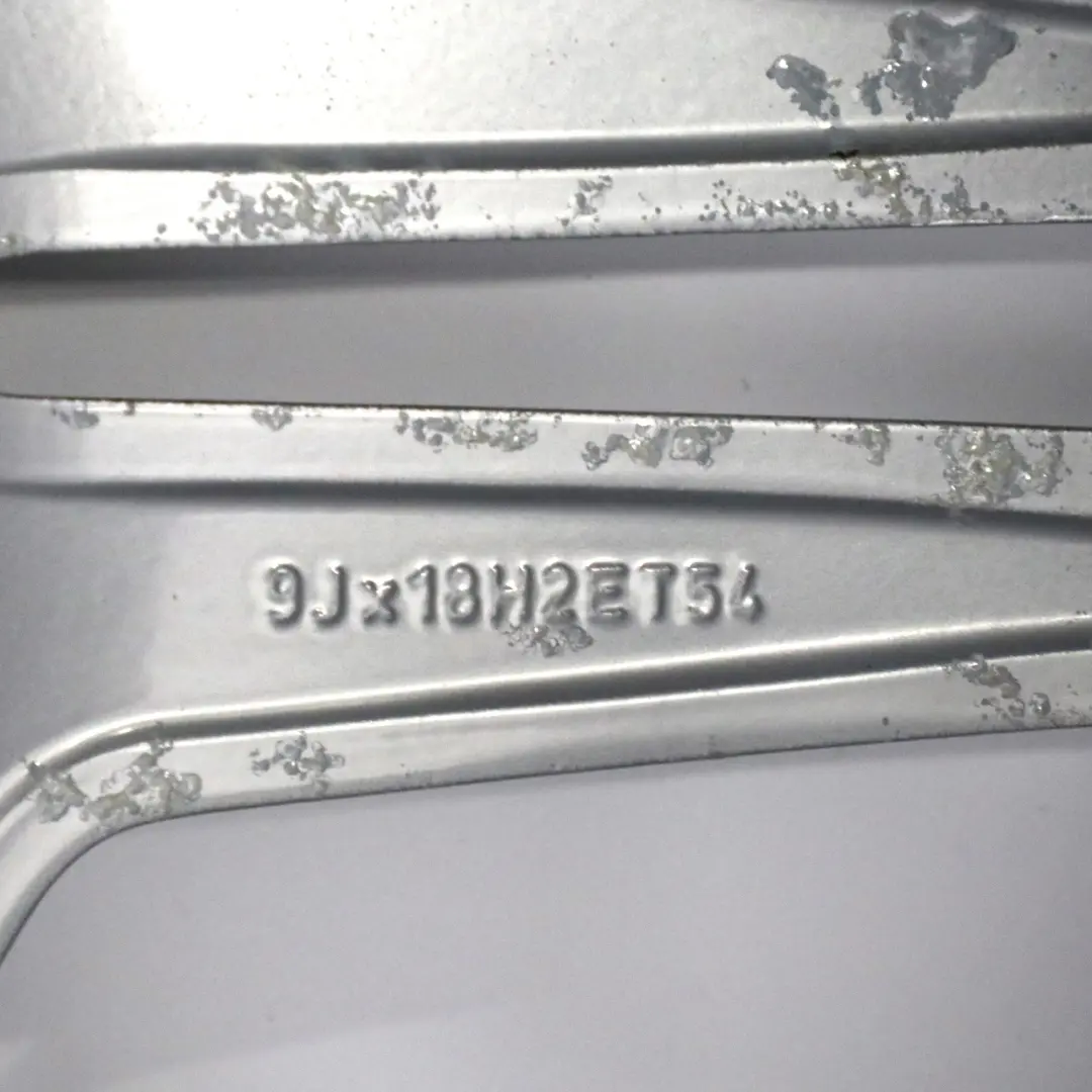 Mercedes W212 Rear Axle Silver Alloy Wheel Rim 18" ET:54 9J - SKU A2124012402-3 - Part number A2124012402