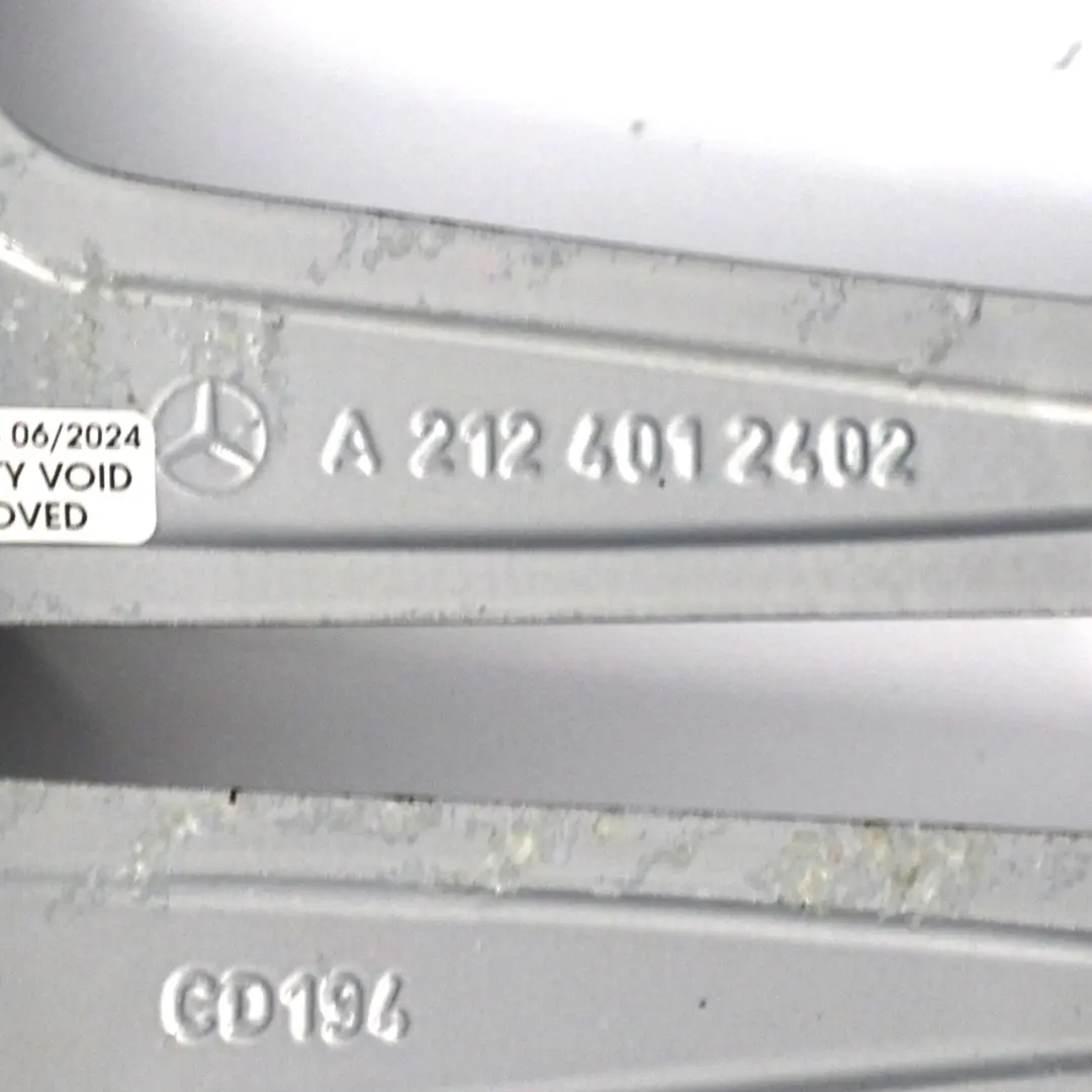 Mercedes W212 Rear Axle Silver Alloy Wheel Rim 18" ET:54 9J - SKU A2124012402-3 - Part number A2124012402