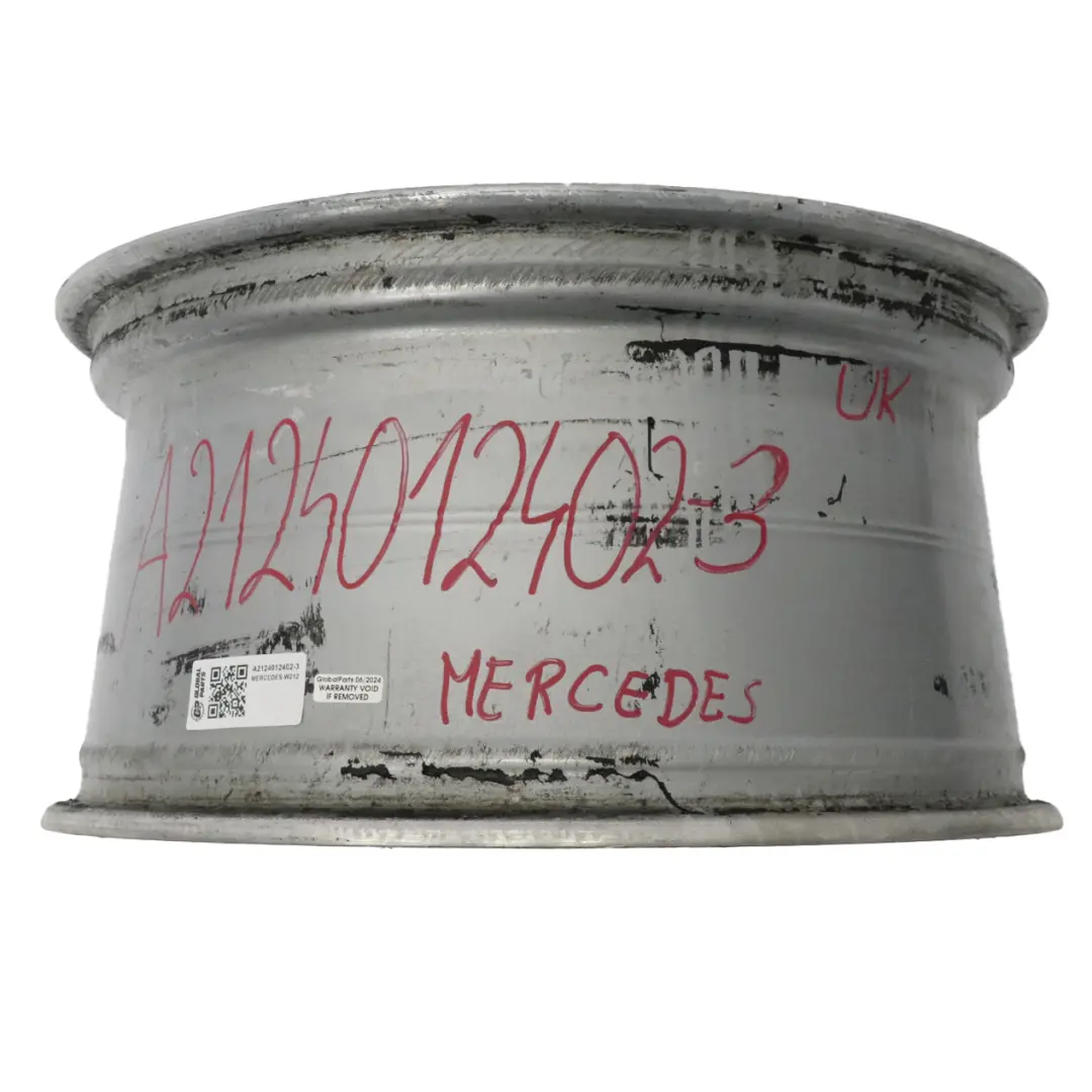 Mercedes W212 Rear Axle Silver Alloy Wheel Rim 18" ET:54 9J - SKU A2124012402-3 - Part number A2124012402