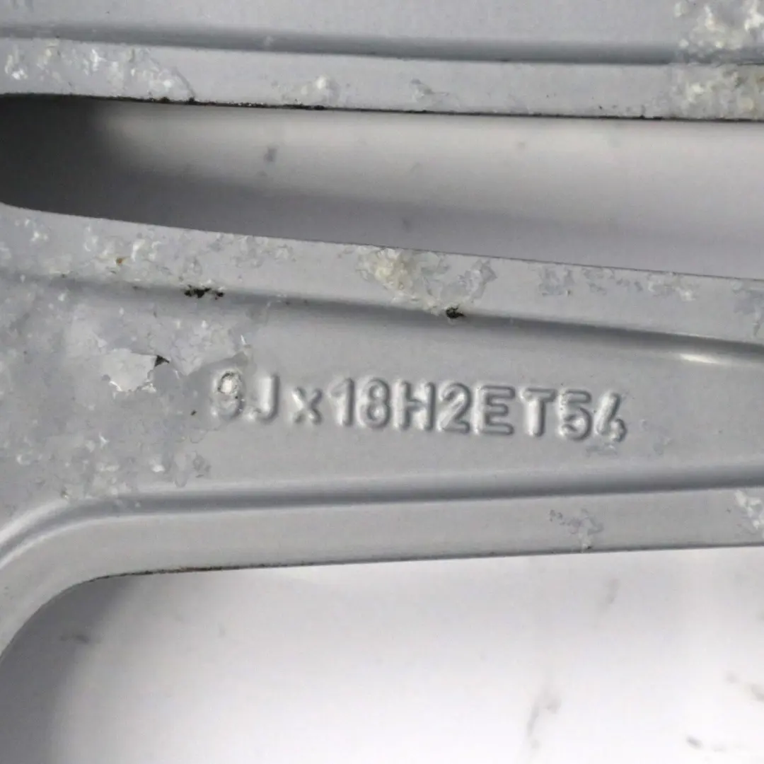 Mercedes W212 Rear Axle Silver Alloy Wheel Rim 18" ET:54 9J - SKU A2124012402-4 - Part number A2124012402