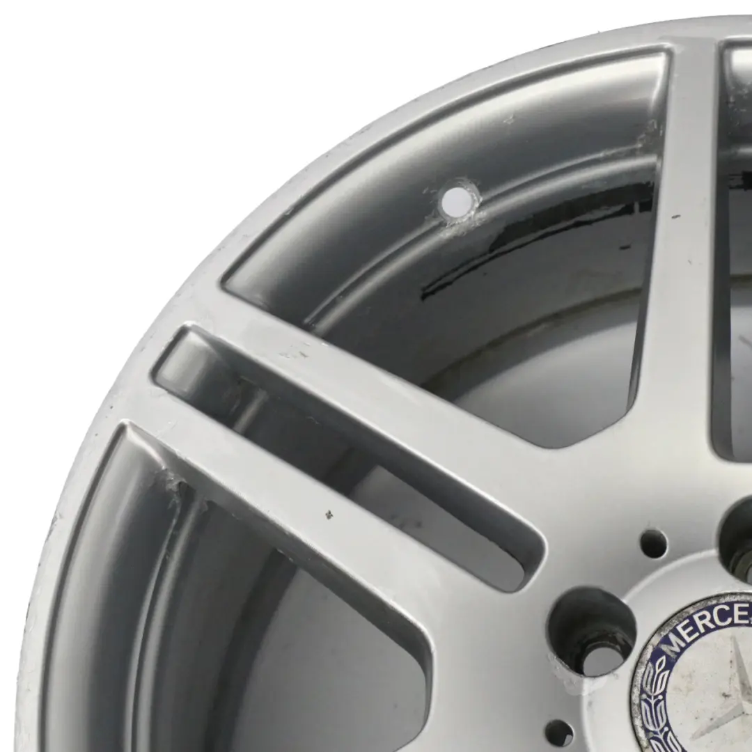 Axle Silver Alloy Wheel Rim 18" ET:54 9J to Mercedes W212 Rear with Part number A2124012402 Mercedes W212 Rear Axle Silver Alloy Wheel Rim 18" ET:54 9J - SKU A2124012402-4 - Part number A2124012402