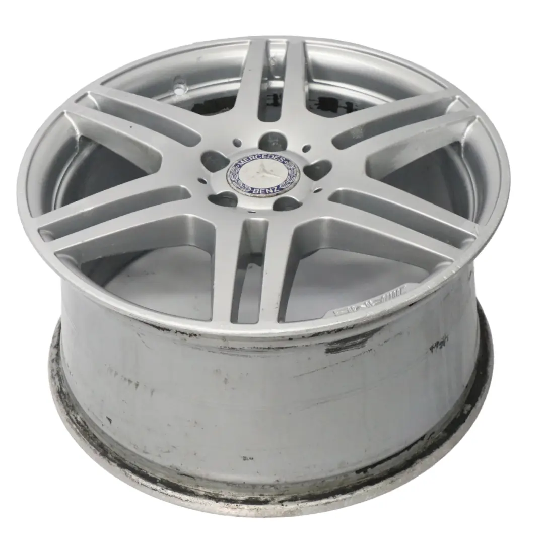 Axle Silver Alloy Wheel Rim 18" ET:54 9J to Mercedes W212 Rear with Part number A2124012402 Mercedes W212 Rear Axle Silver Alloy Wheel Rim 18" ET:54 9J - SKU A2124012402-4 - Part number A2124012402