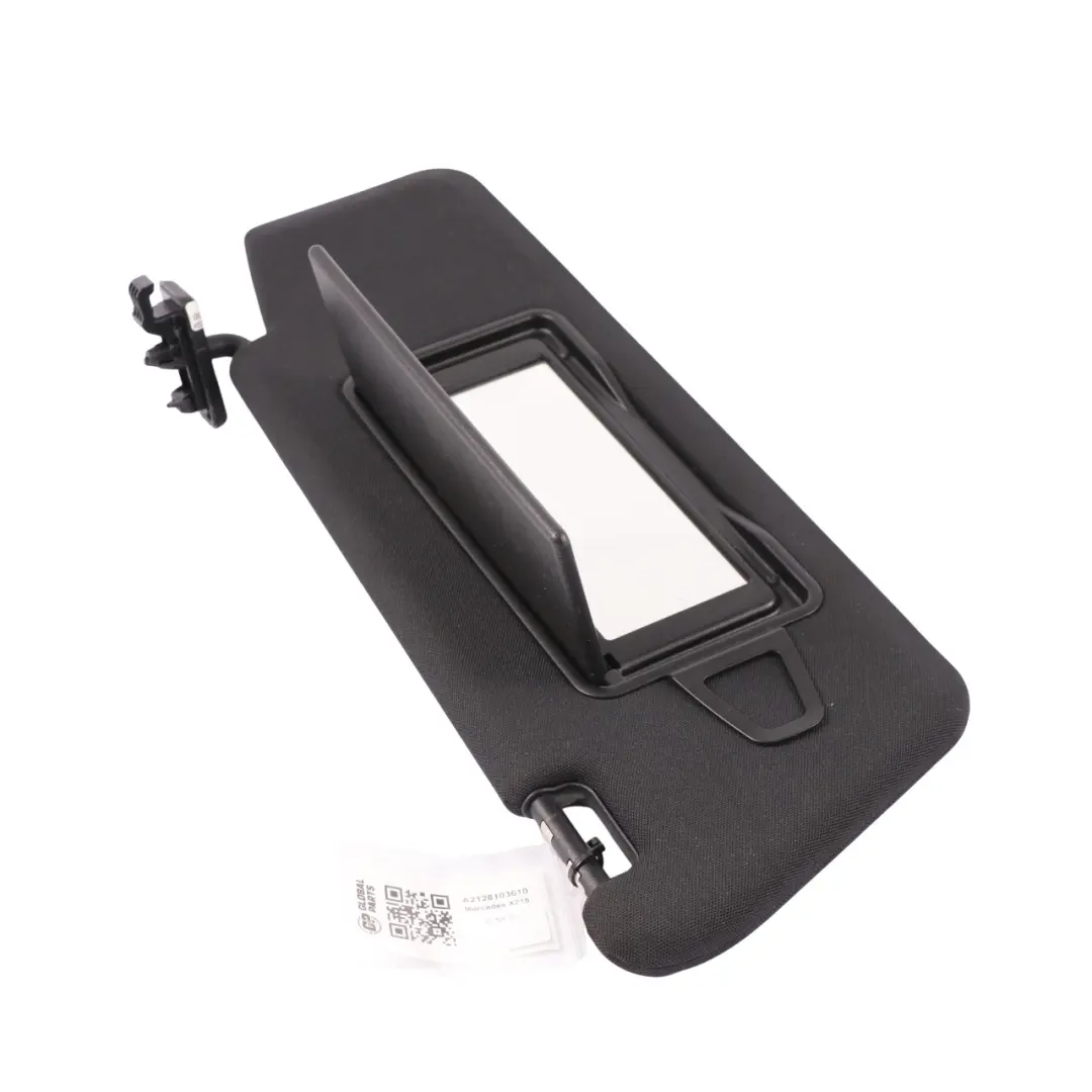 Mercedes X218 Parasol Delantero Derecho Cubierta Panel Negro - SKU A2128103610 - Número de pieza A2128103610