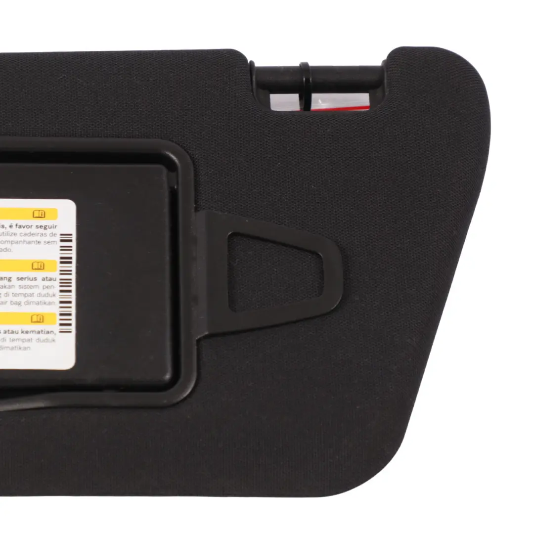 Mercedes X218 Sunvisor Front Left N/S Cover Trim Panel Black - SKU A2128104510 - Part number A2128104510