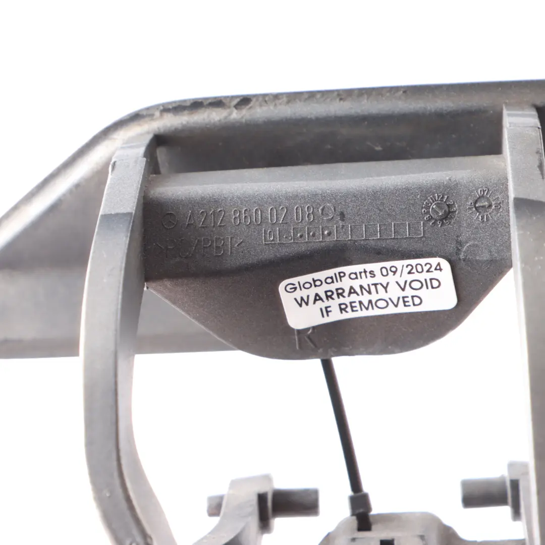 Bumper Headlight Washer Cover Right O/S Palladium Silver - 792 to Mercedes W212 with Part number A2128600208 Mercedes W212 Bumper Headlight Washer Cover Right O/S Palladium Silver - 792 - SKU A2128600208-PAL - Part number A2128600208