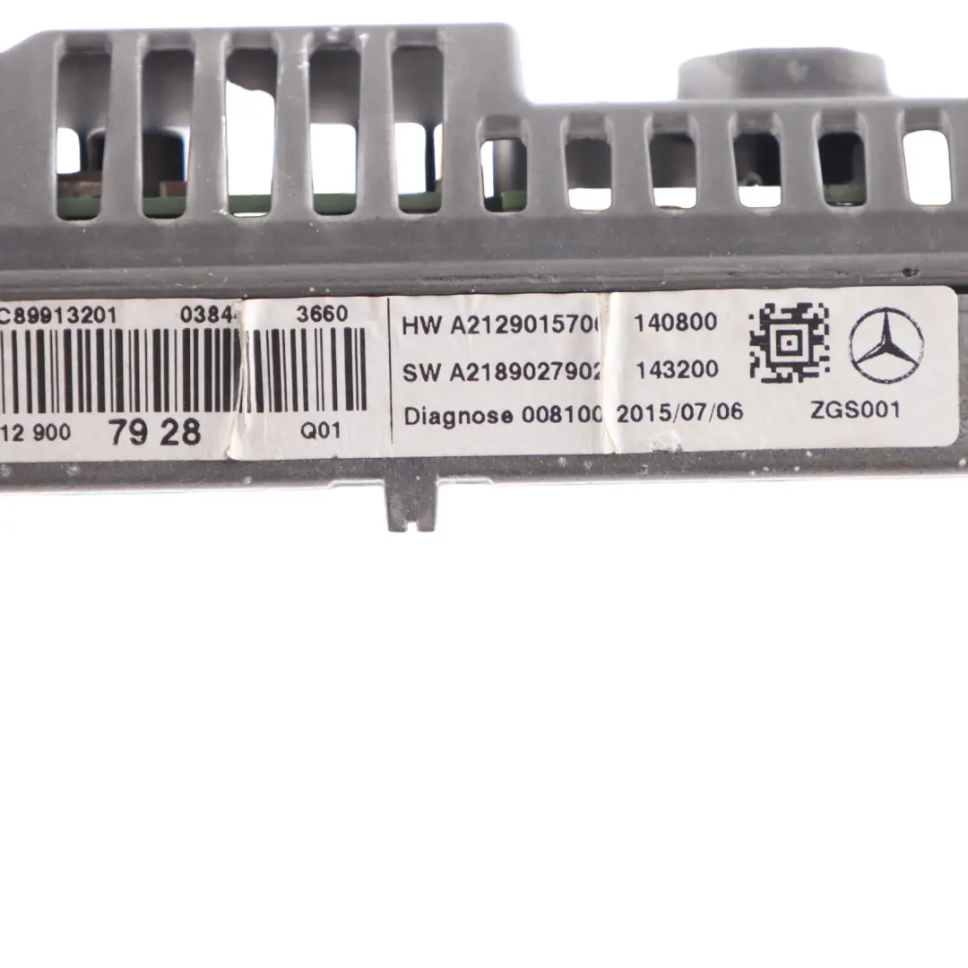  Display Anzeige Mercedes W207 W212 Information Navigation Armaturenbrett - SKU A2129007928 - Teilenummer A2129007928