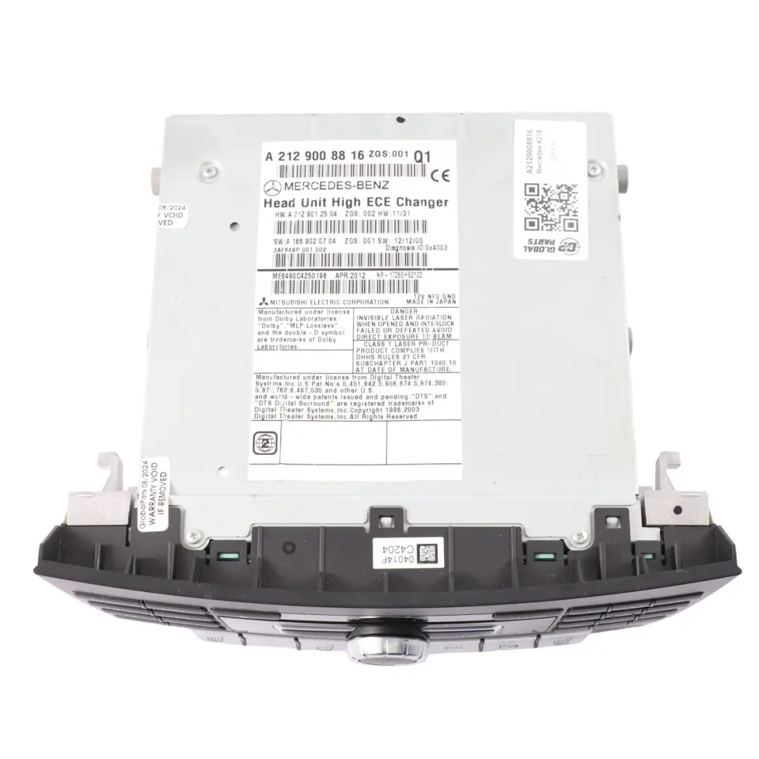 Radio Comand Navigation Seat Control Unit Module to Mercedes X218 with Part number A2129008816 Mercedes X218 Radio Comand Navigation Seat Control Unit Module - SKU A2129008816 - Part number A2129008816