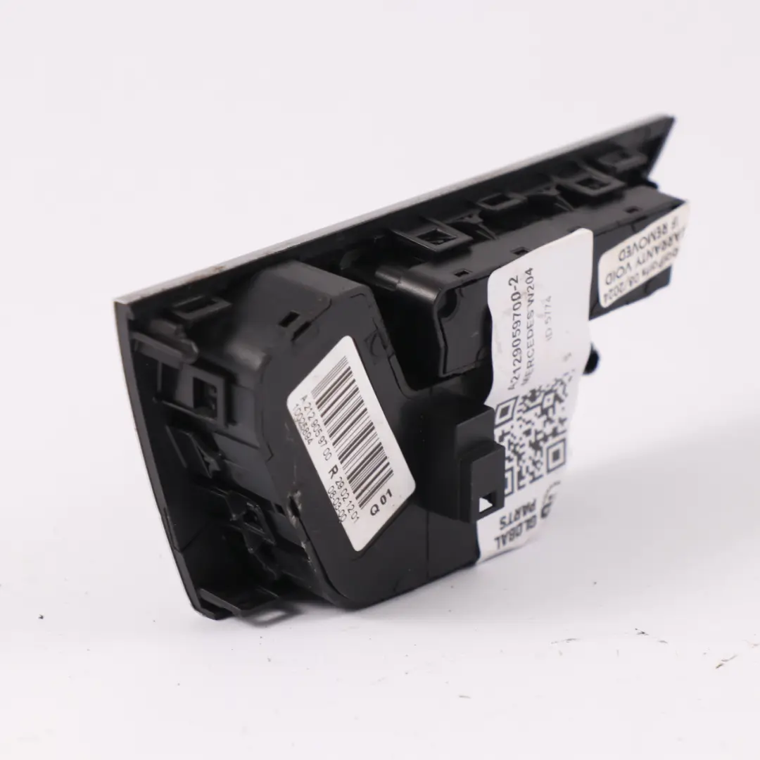 Mercedes W204 W212 Switch Panel Right O/S Seat Adjustable Memory - SKU A2129059700-2 - Part number A2129059700