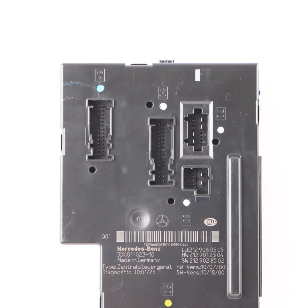  Fuse Box Mercedes W212 Rear Relay Control Unit Electric Module SAM - SKU A2129060505 - Part number A2129060505