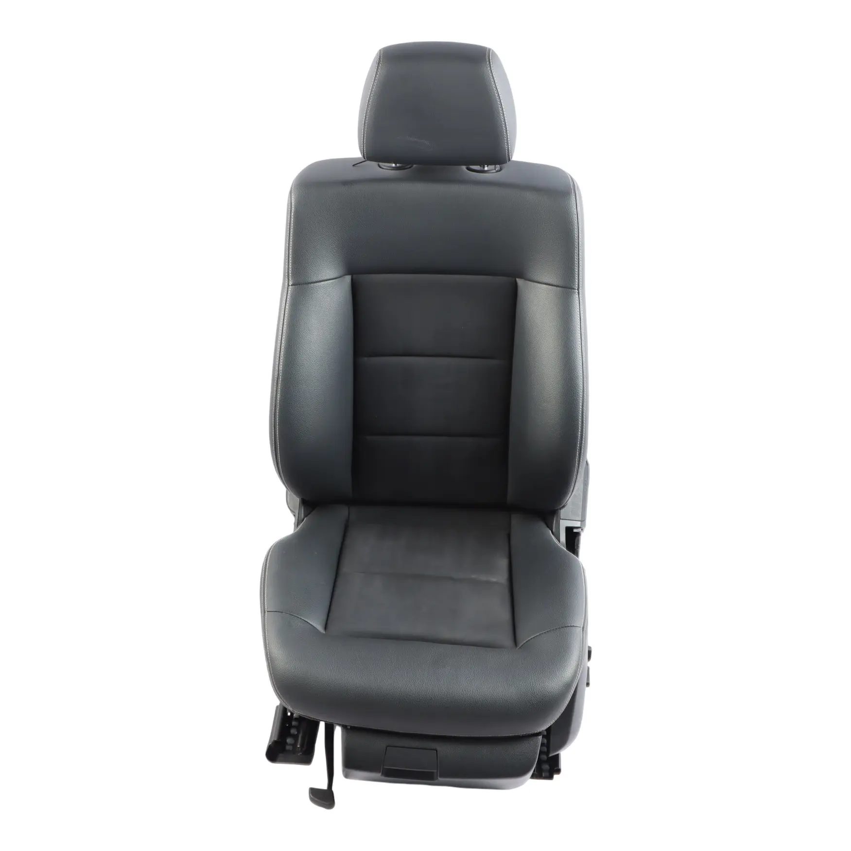 Mercedes W212 Asiento Delantero Izquierdo Calefaccionado Sport Cuero Negro