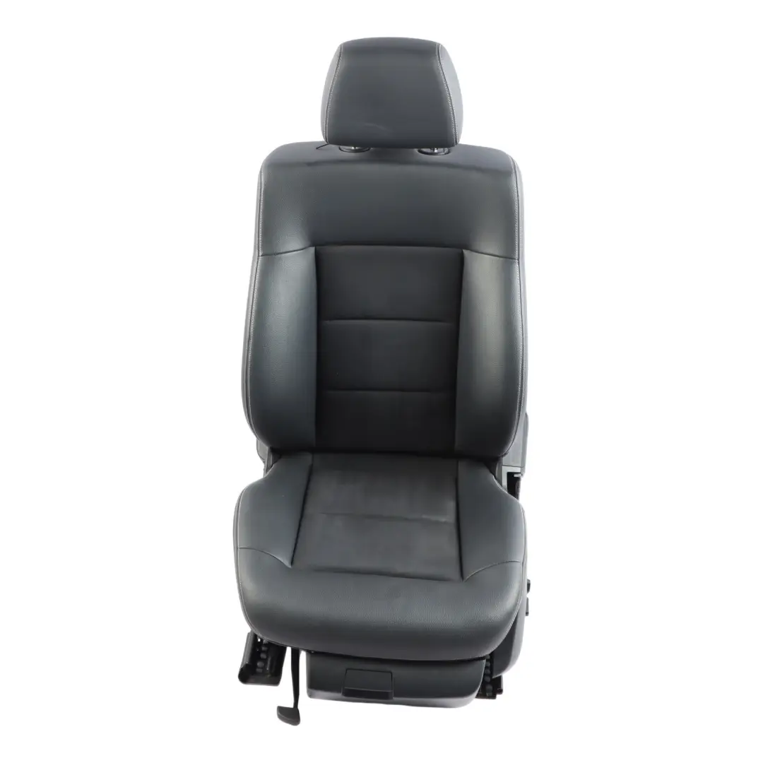 Vordersitz Links Beheizt Sport Schwarz Leder Interieur für Mercedes W212 mit Teilenummer A2129104947 Mercedes W212 Vordersitz Links Beheizt Sport Schwarz Leder Interieur - SKU A2129104947-1 - Teilenummer A2129104947