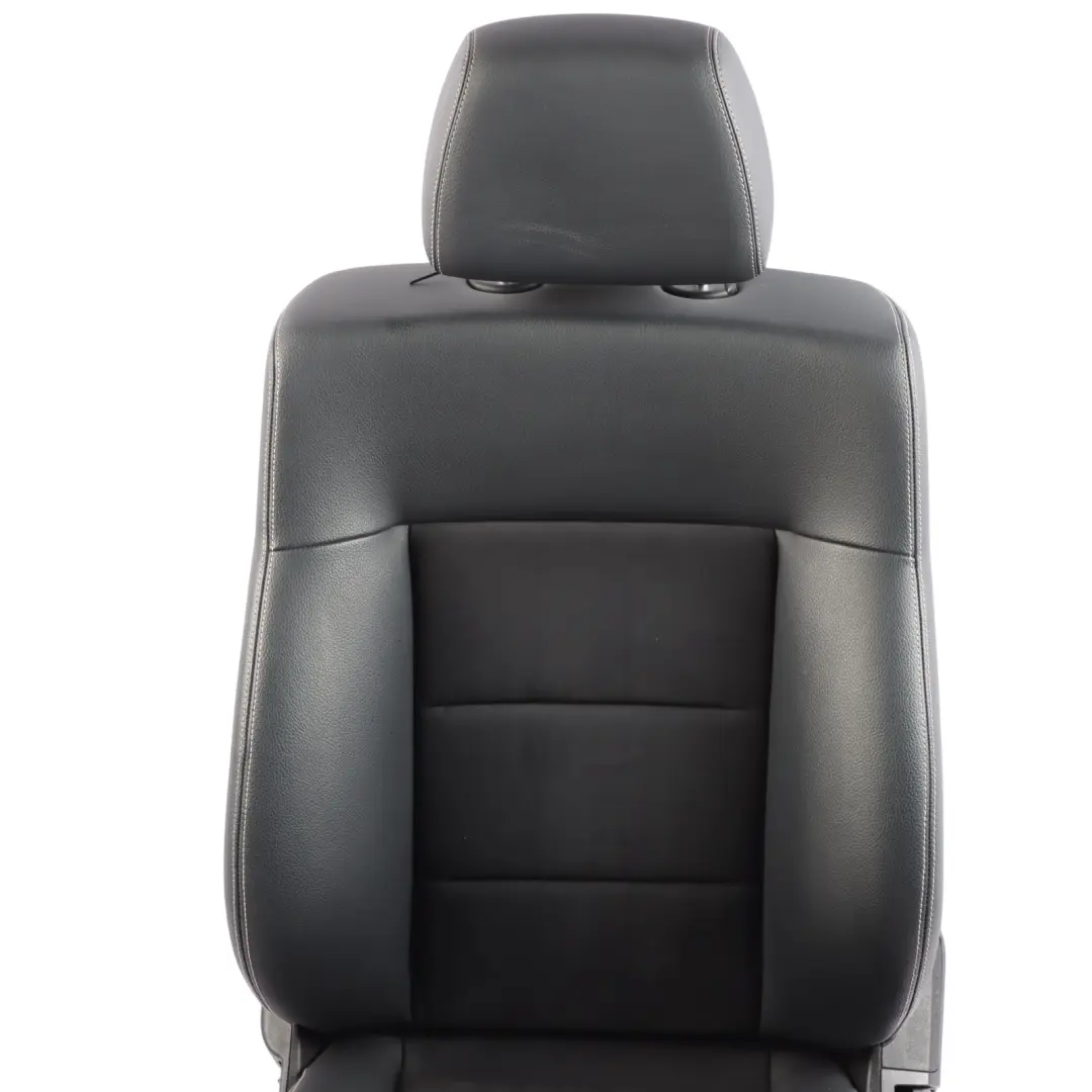 Mercedes W212 Front Seat Left N/S Heated Sport Black Leather Interior - SKU A2129104947-1 - Part number A2129104947