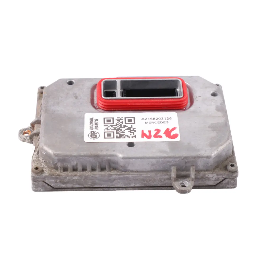 Control Unit Headlight Ballast Module AL to Mercedes W221 Xenon with Part number A2168203126 Mercedes W221 Xenon Control Unit Headlight Ballast Module AL - SKU A2168203126 - Part number A2168203126