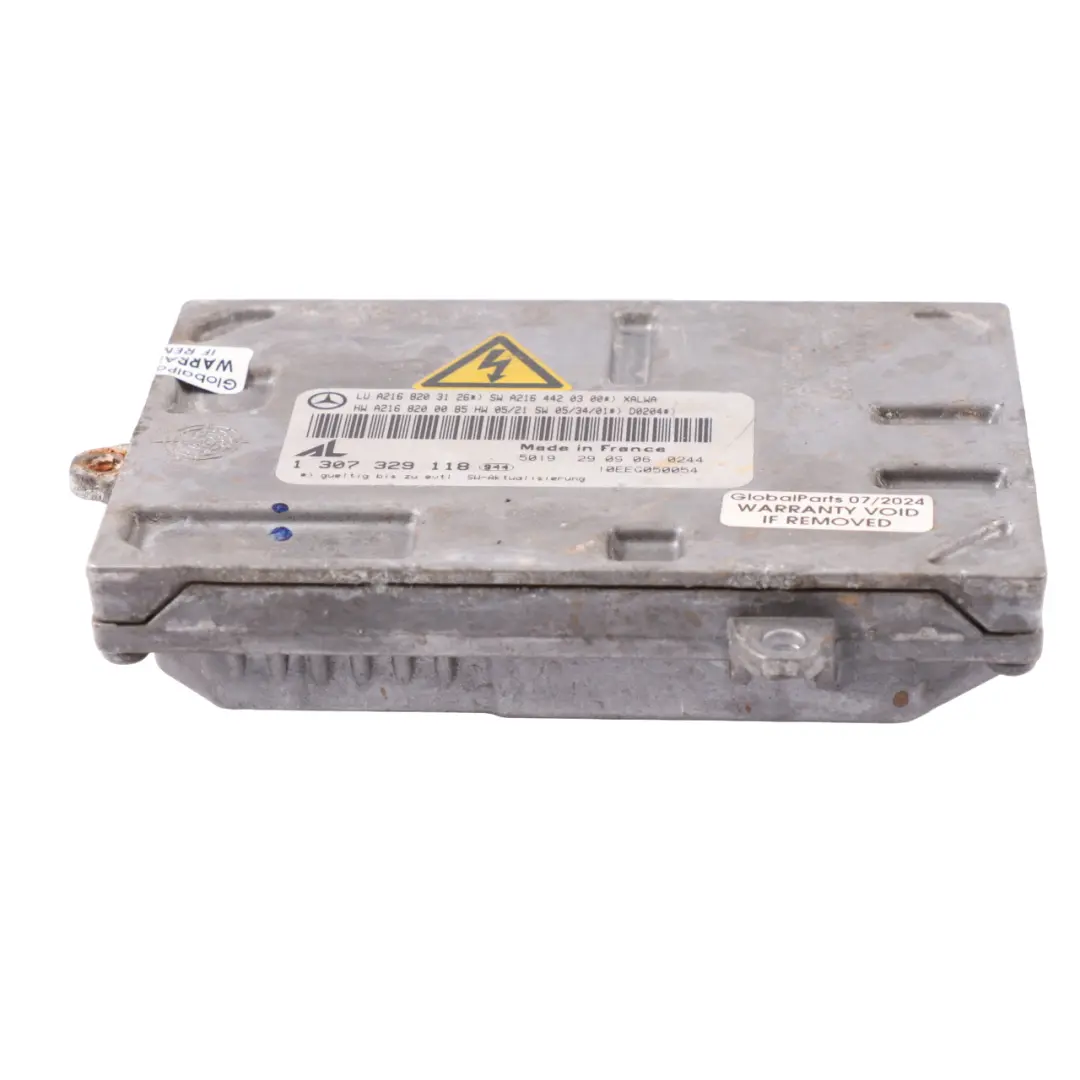 Unidad Control Xenon Faro Balasto Módulo AL para Mercedes W221 con número de pieza A2168203126 Mercedes W221 Unidad Control Xenon Faro Balasto Módulo AL - SKU A2168203126 - Número de pieza A2168203126