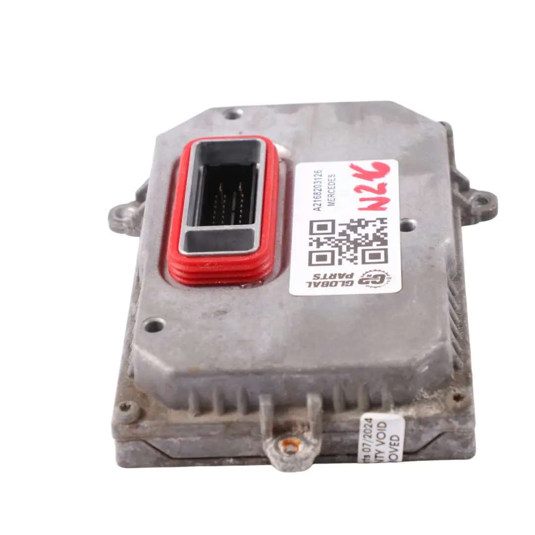 Mercedes W221 Xenon Control Unit Headlight Ballast Module AL - SKU A2168203126 - Part number A2168203126