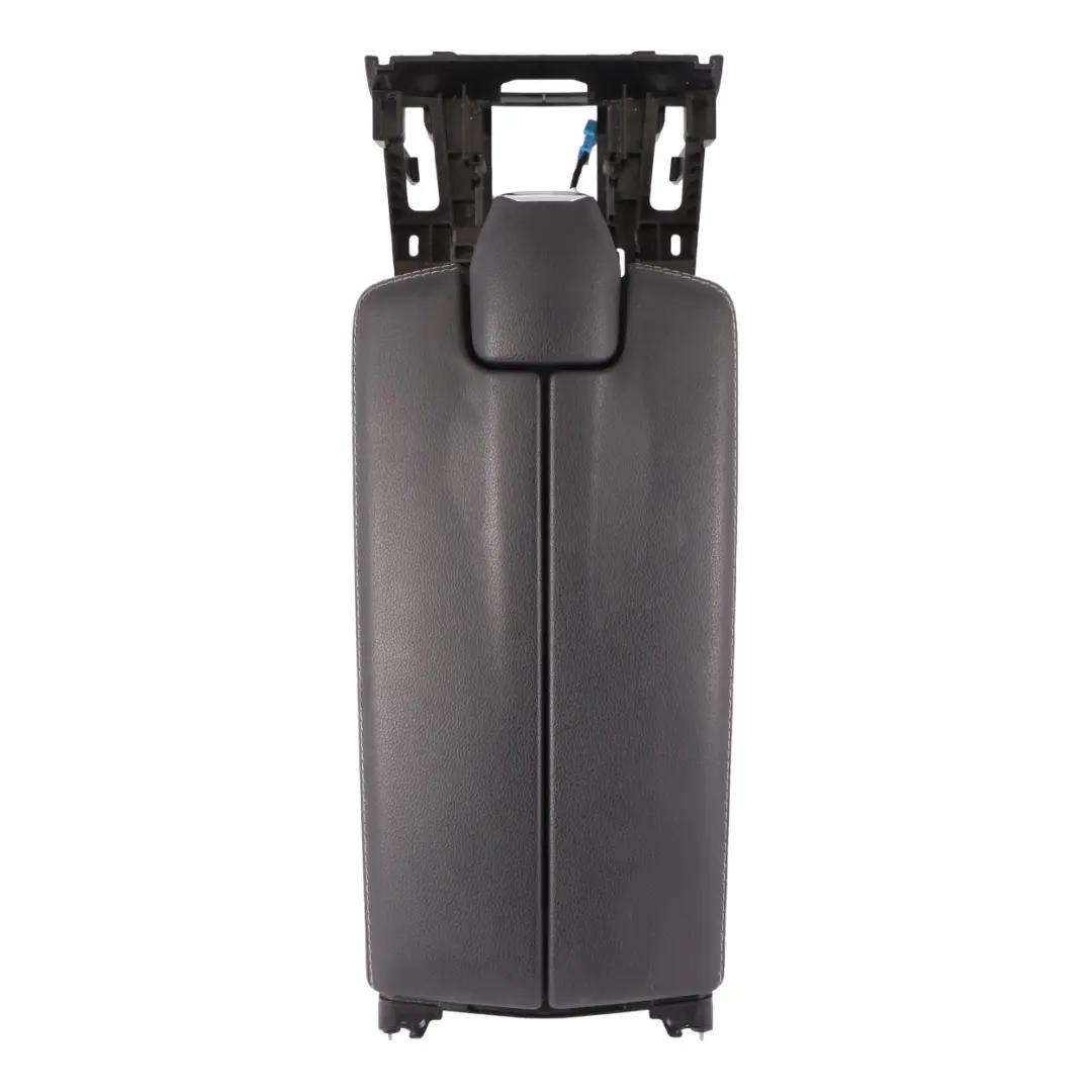 Mercedes X218 Vordere Mittelkonsole Armlehne Schwarz Leder Panel - SKU A2186800096 - Teilenummer A2186800096