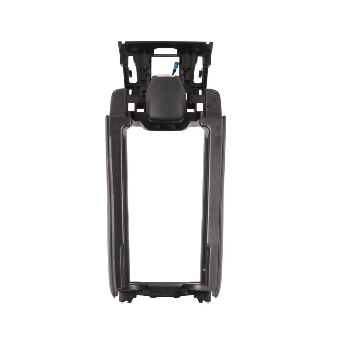 Mercedes X218 Front Centre Console Armrest Black Leather Panel Trim - SKU A2186800096 - Part number A2186800096