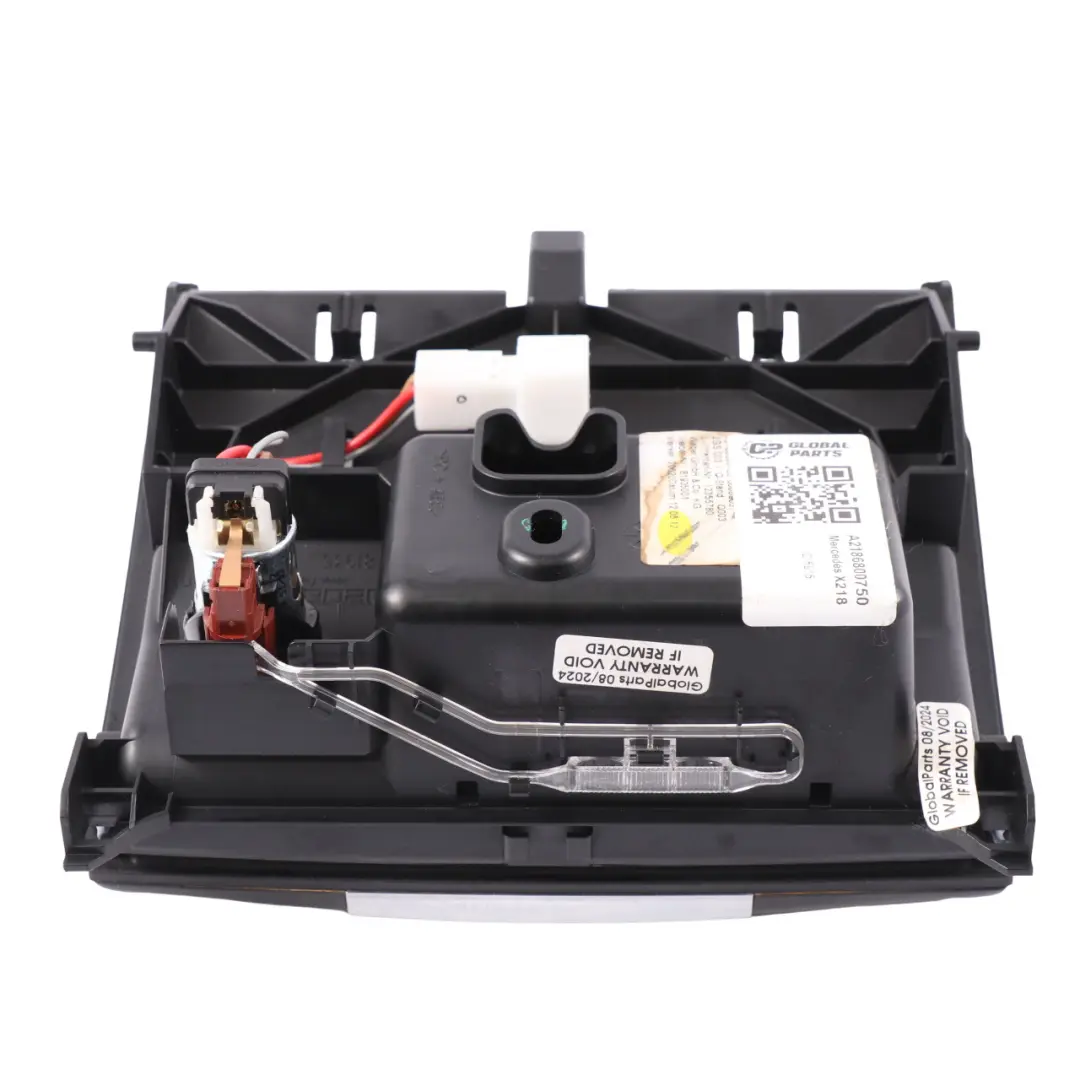 Mercedes X218 Tableau bord Console centrale Cendrier Cache panneau - SKU A2186800750 - Numéro de pièce A2186800750
