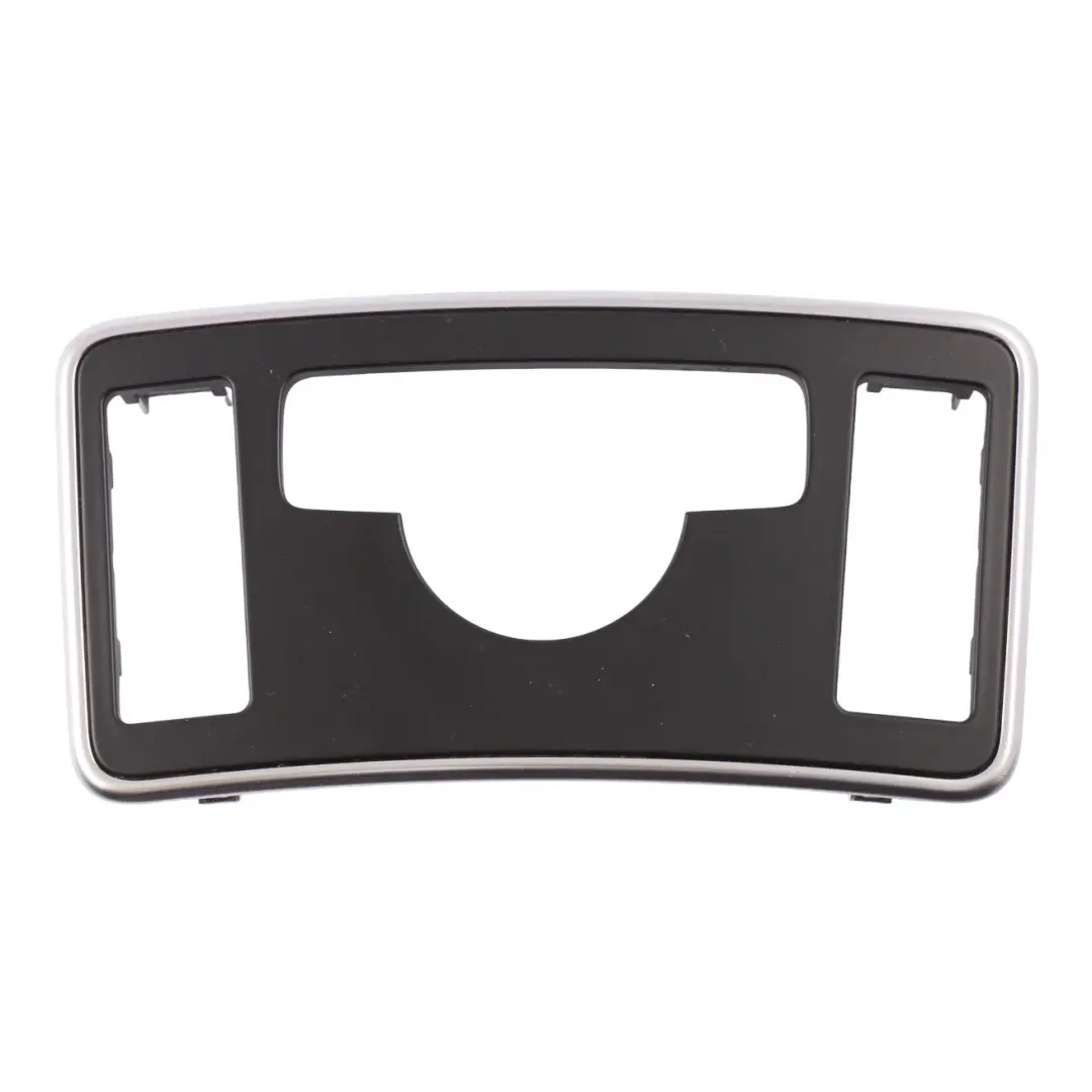 Mercedes X218 Radio Control Unit Frame Cover Trim Panel Black - SKU A2186805907 - Part number A2186805907