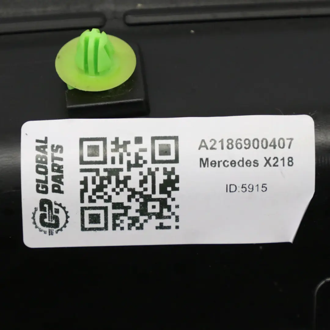 Mercedes CLS X218 D Pillar Right O/S Cover Rear Interior Panel Black - SKU A2186900407 - Part number A2186900407
