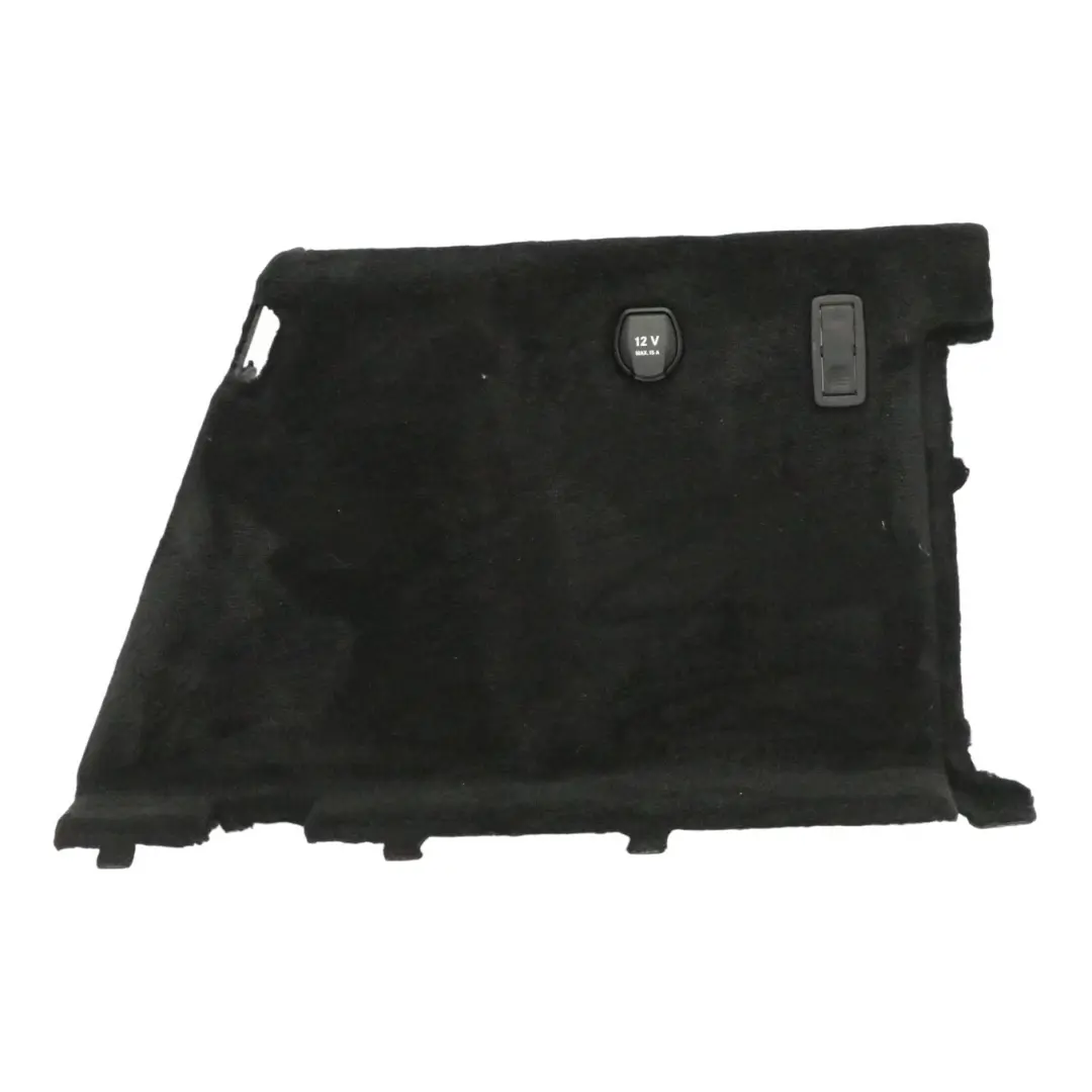 Panel Cubremaletero Trasero Derecho Black Interior para Mercedes X218 con número de pieza A2186901641 Mercedes X218 Panel Cubremaletero Trasero Derecho Black Interior - SKU A2186901641 - Número de pieza A2186901641