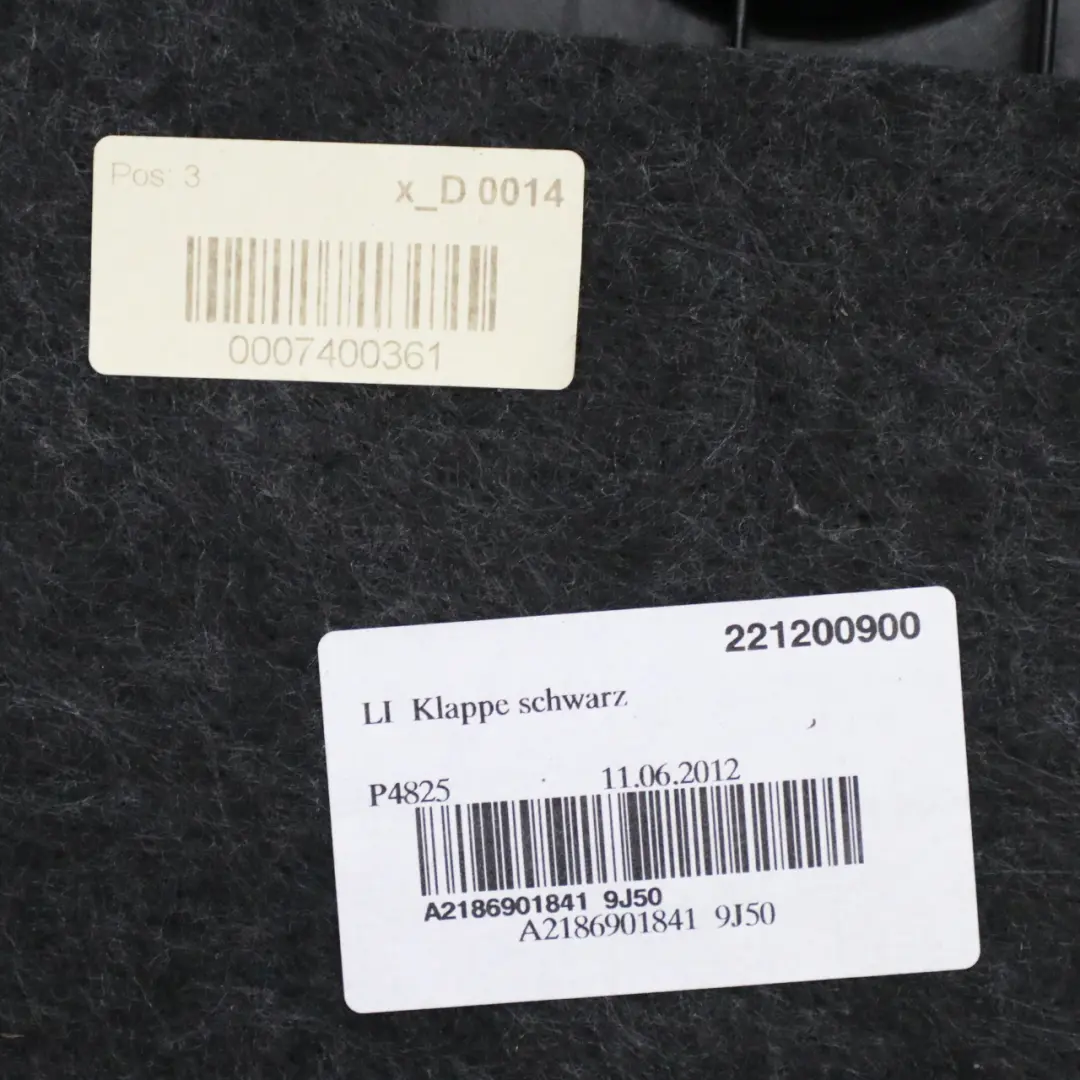Mercedes X218 Maletero Izquierdo Cubremaletero Panel - SKU A2186901841 - Número de pieza A2186901841